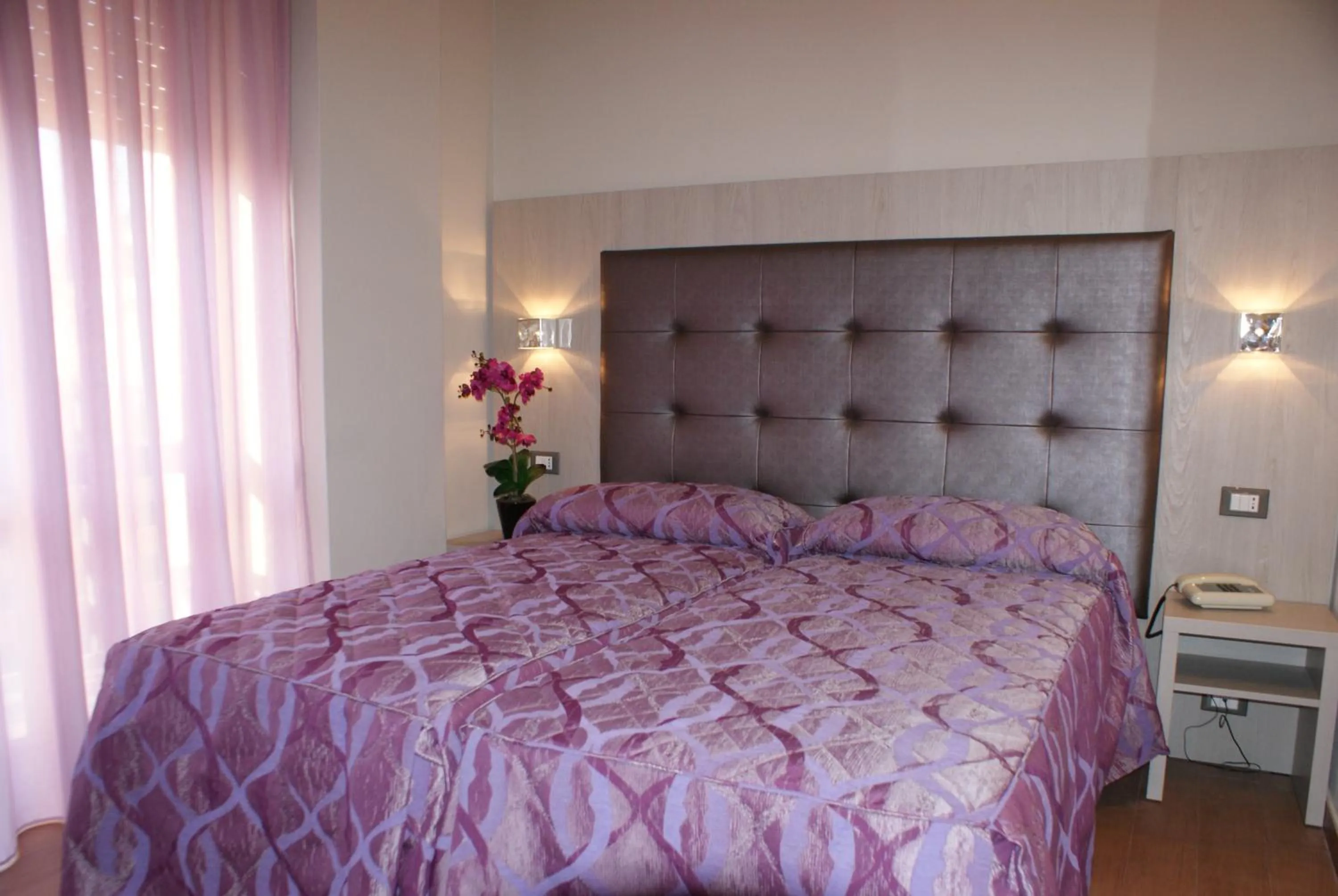 Bed in Hotel Michela