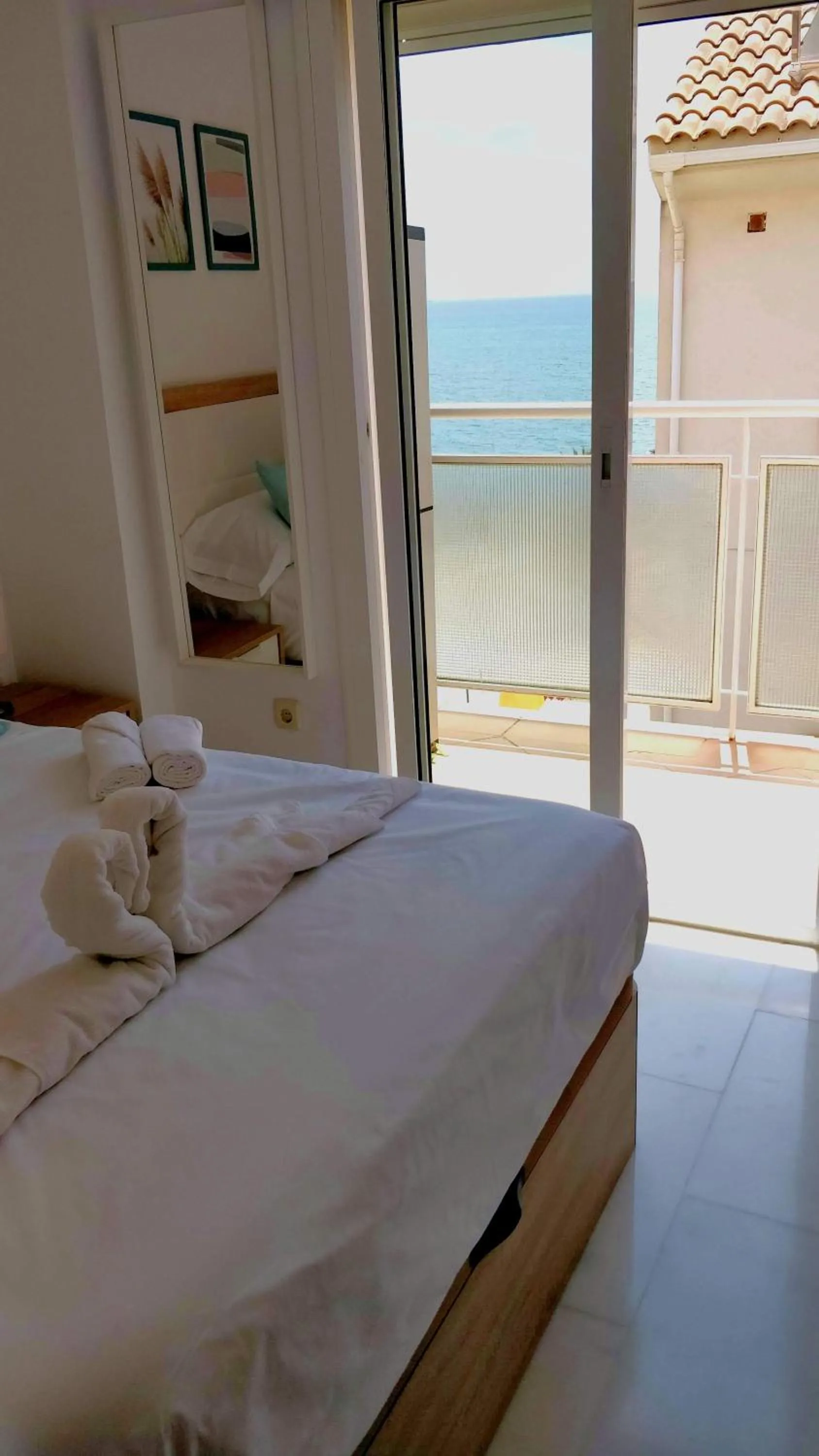 Bed in Seaview Fuengirola Apartment