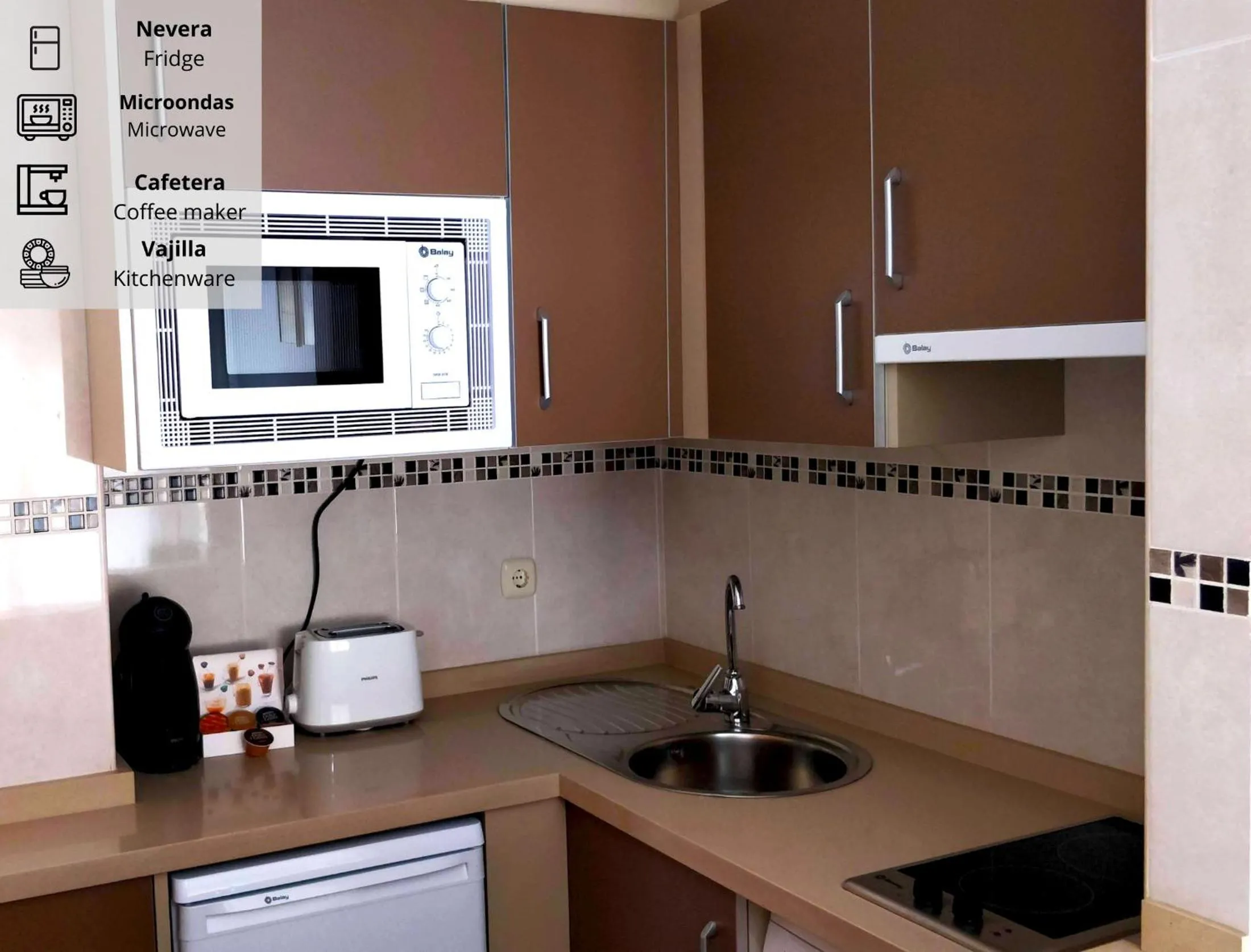 Kitchen or kitchenette in Seaview Fuengirola Apartment