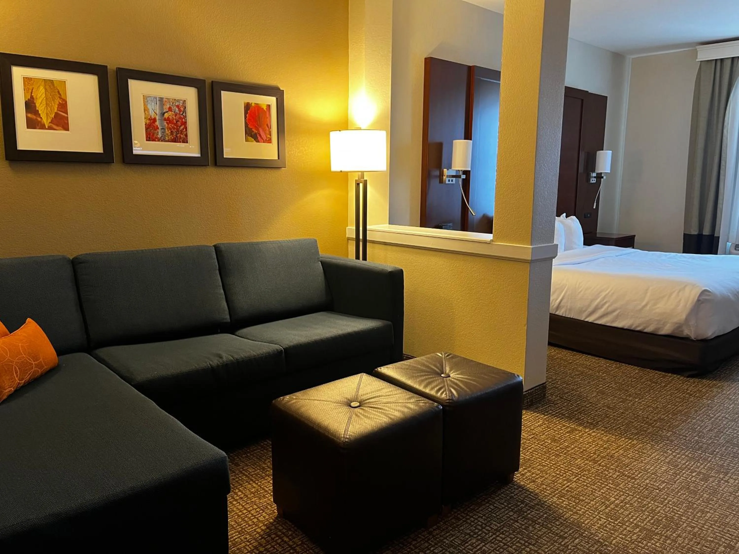 Bed in Comfort Suites Denver International Airport