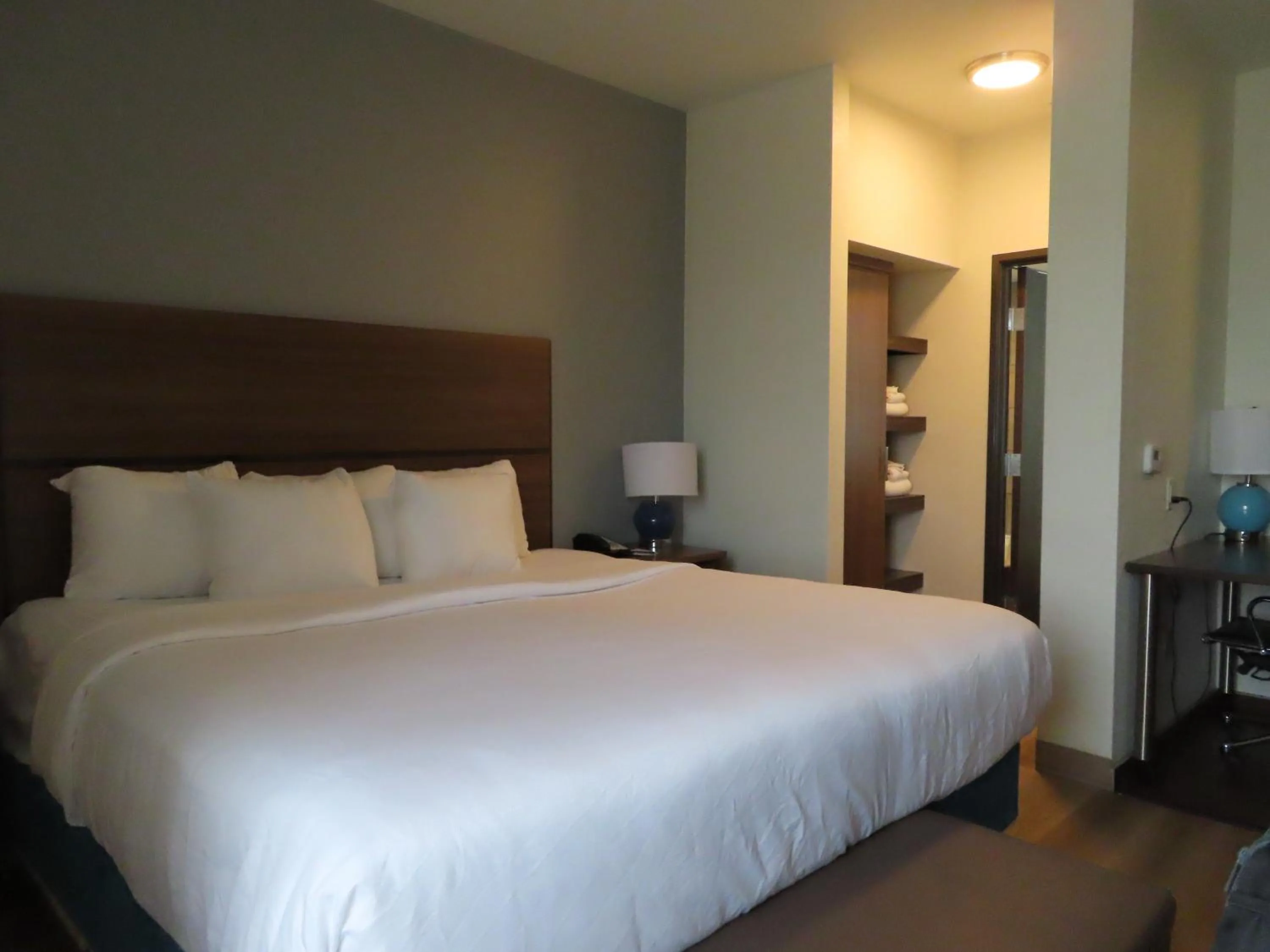 Bed in MainStay Suites Denver International Airport