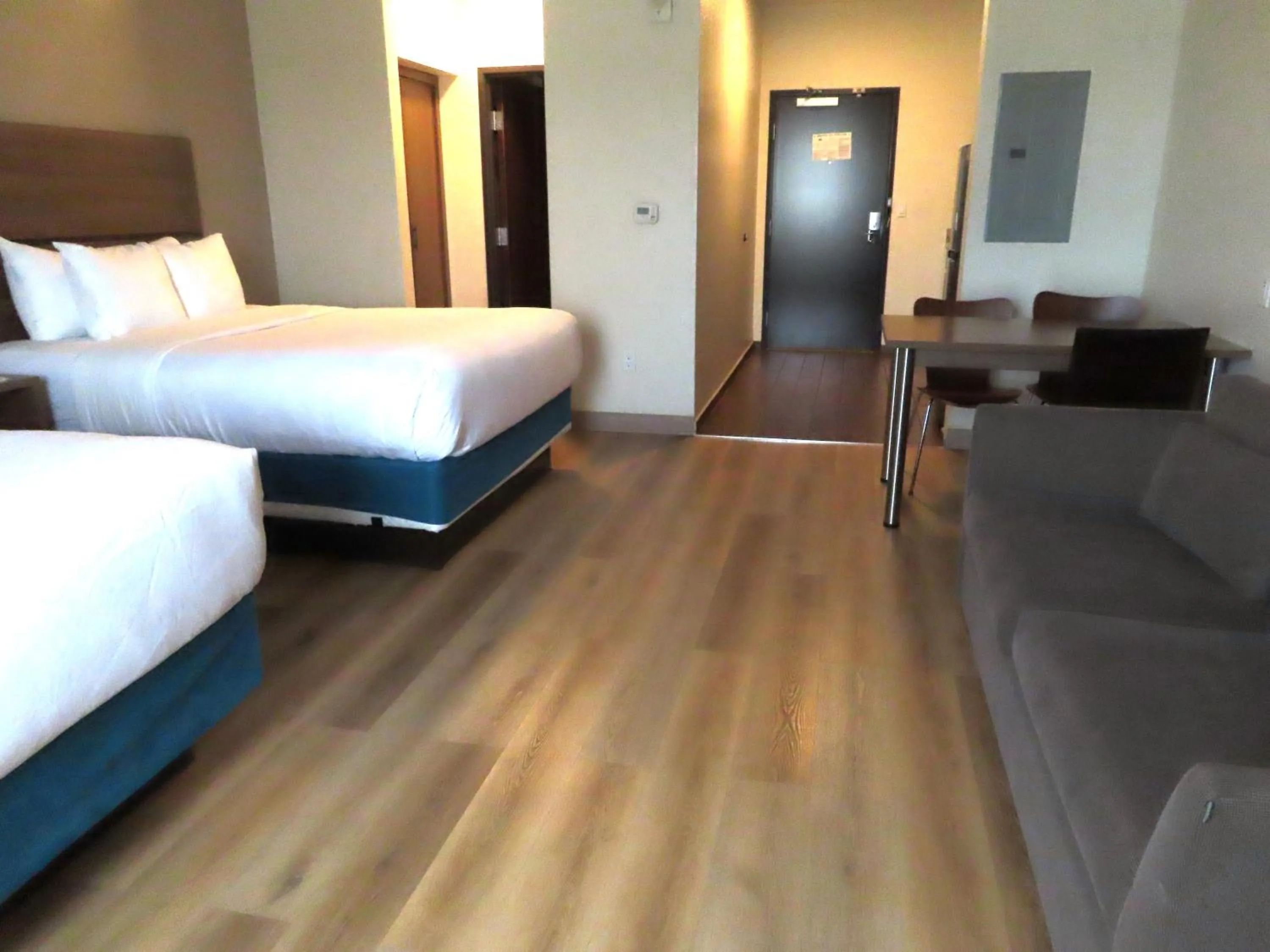 Bedroom, Bed in MainStay Suites Denver International Airport