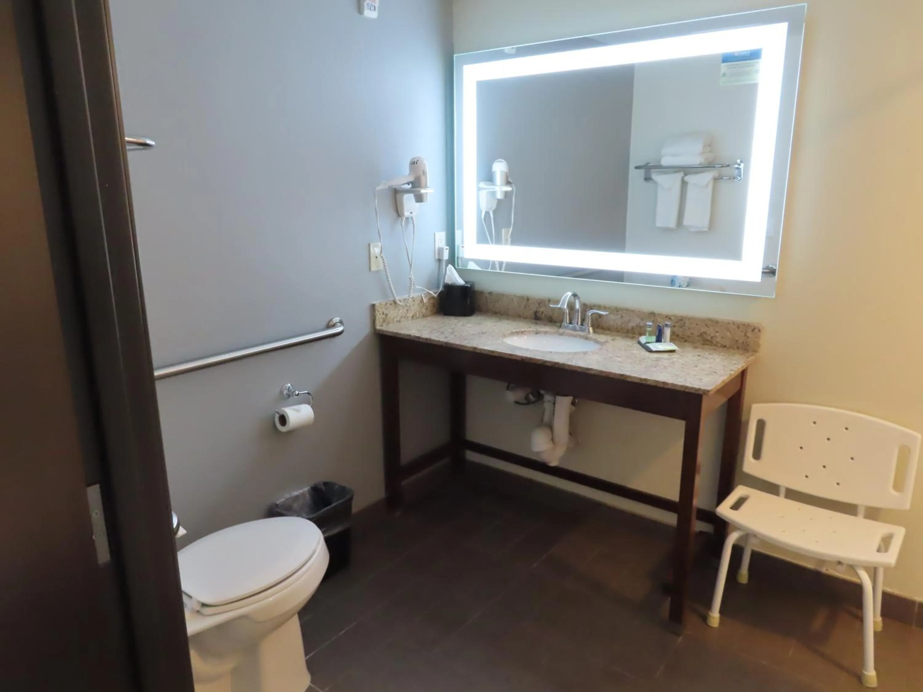 Toilet in Sleep Inn & Suites Denver International Airport