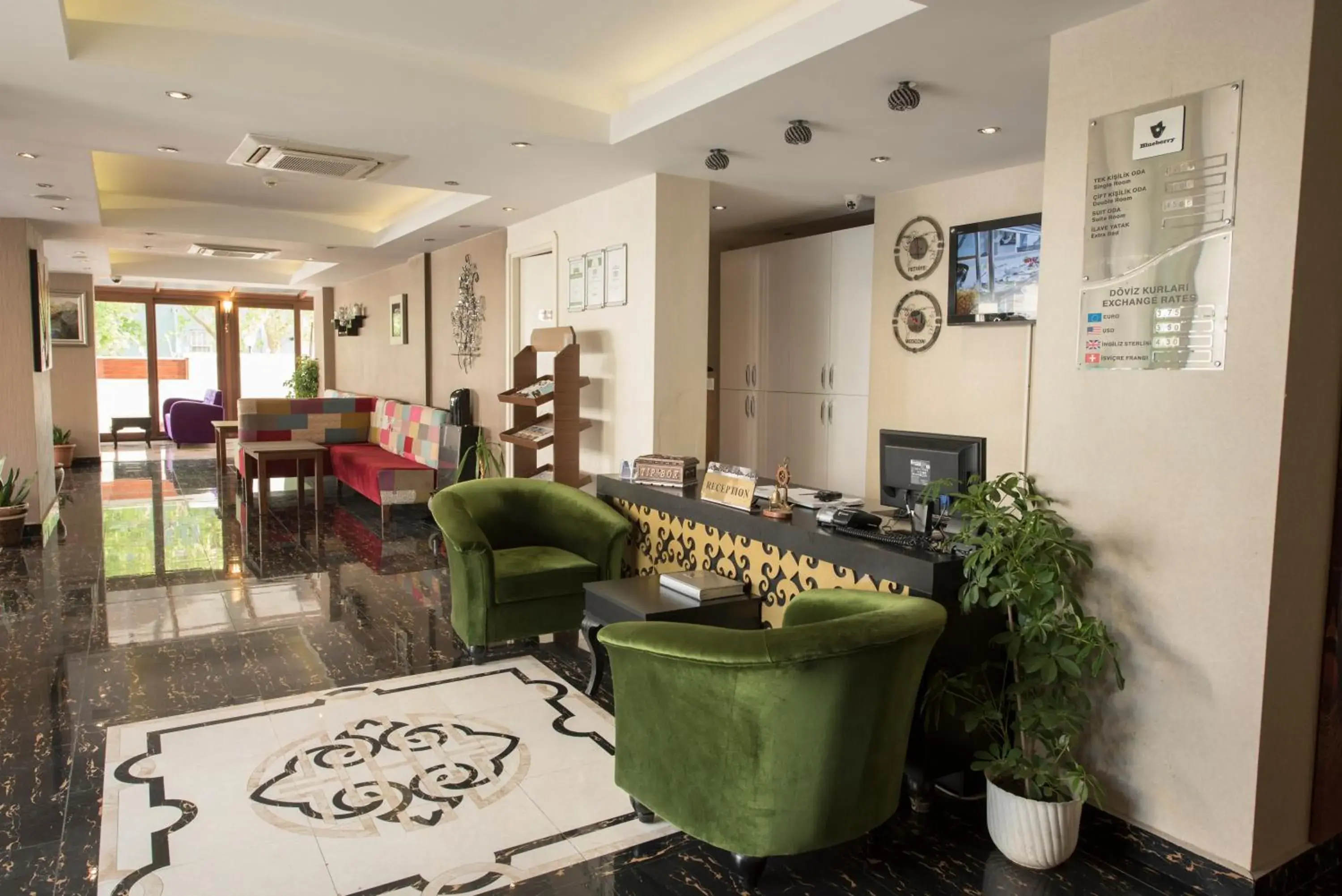 Lobby or reception in Blueberry Boutique Hotel Lobby or reception in Blueberry Boutique Hotel