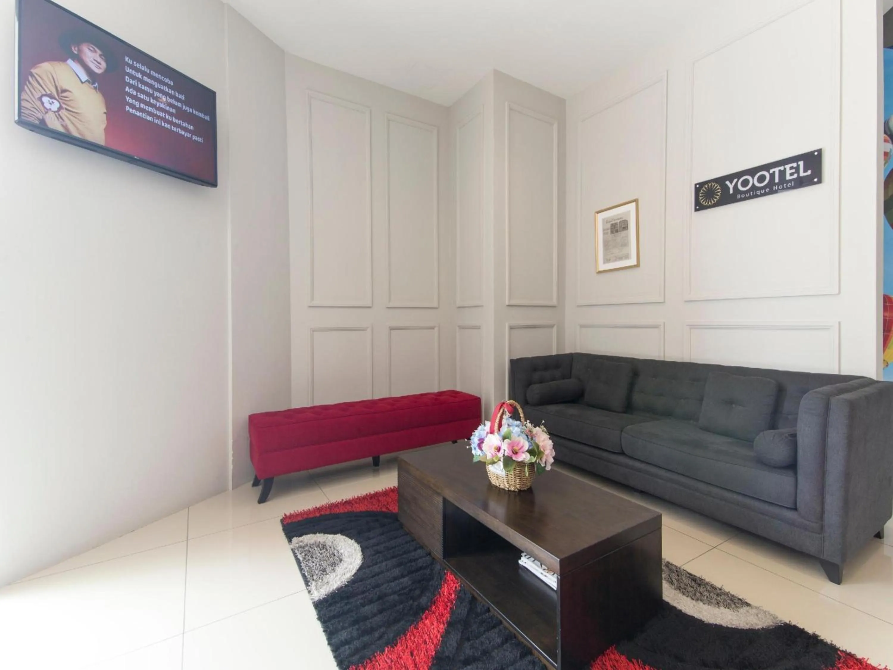 Lobby or reception in Yootel Boutique Hotel