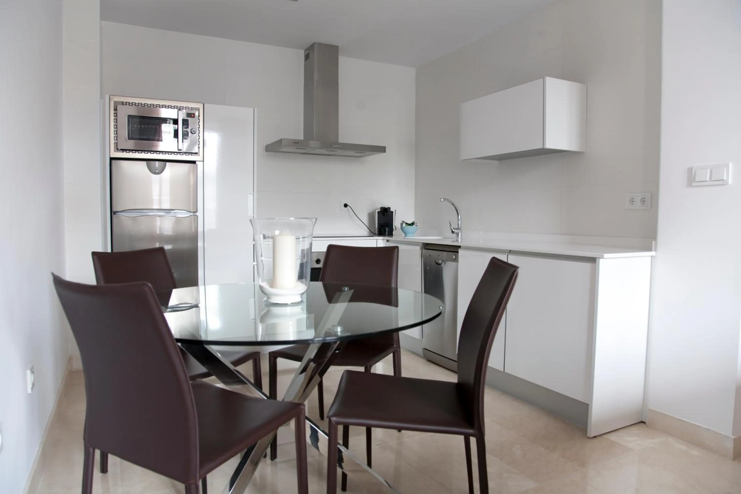 Kitchen or kitchenette in BiBo Suites Gran Vía