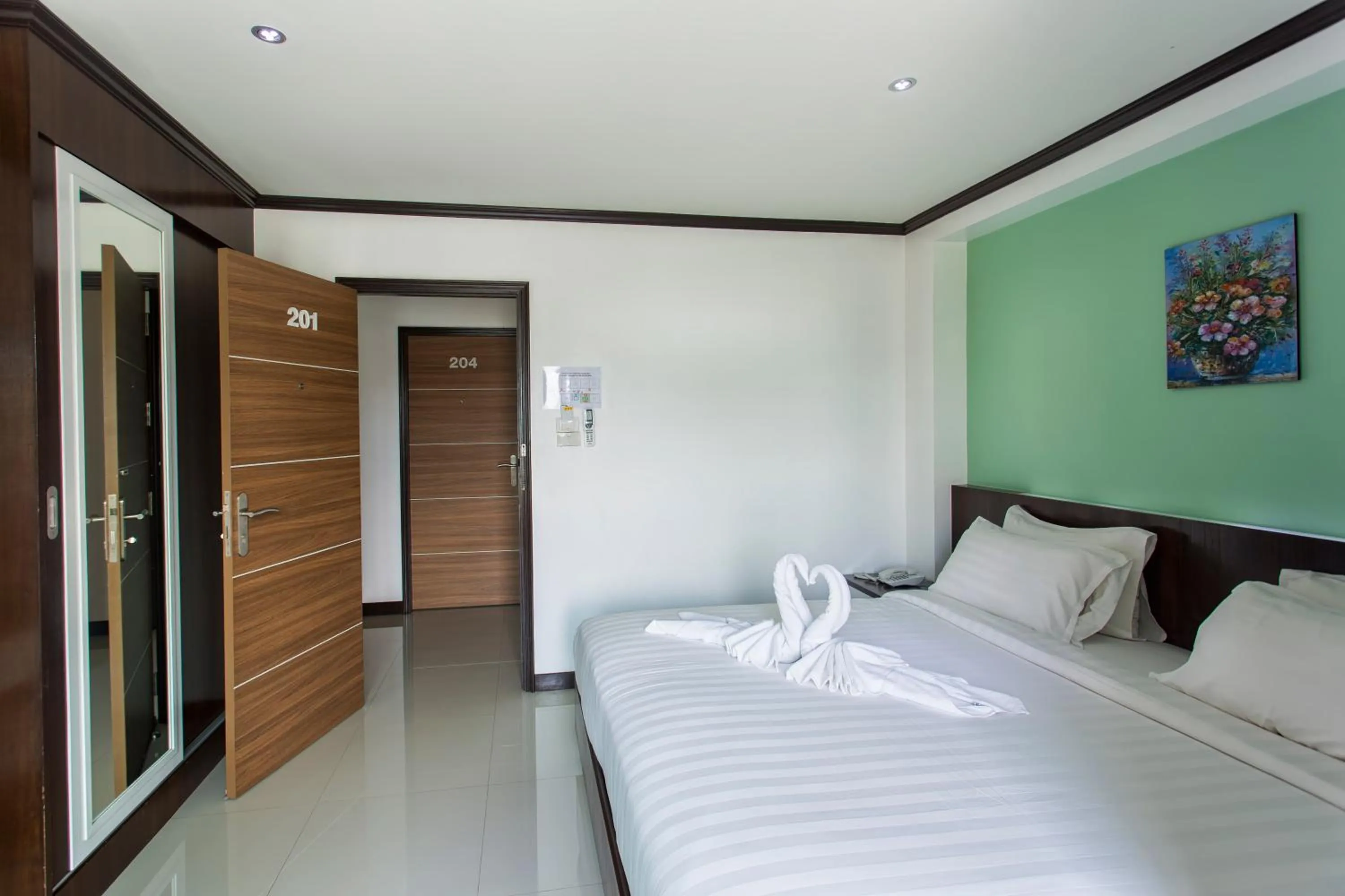 Bed in Kulasub Hotel