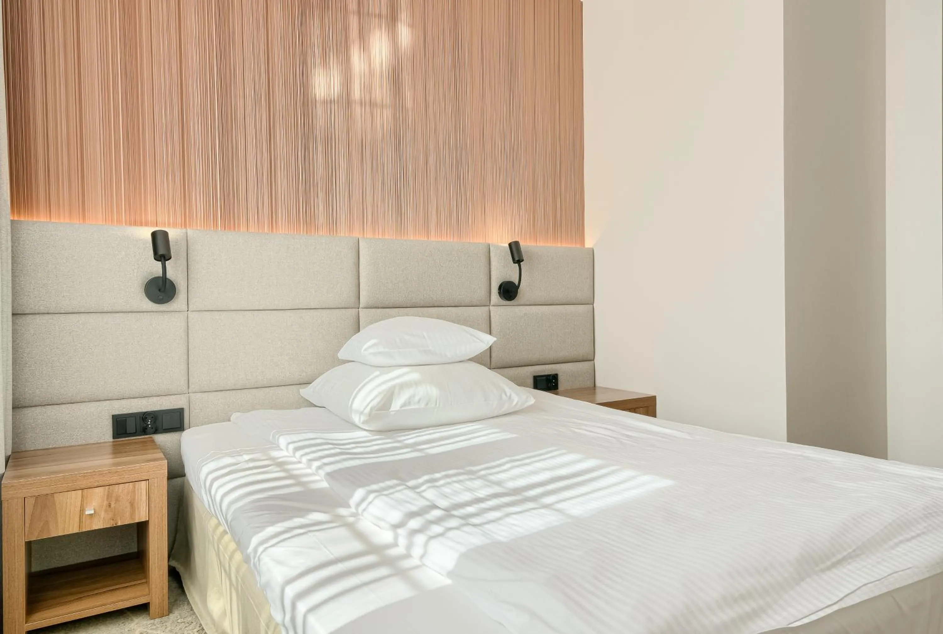 Bed in Hotel Antoni