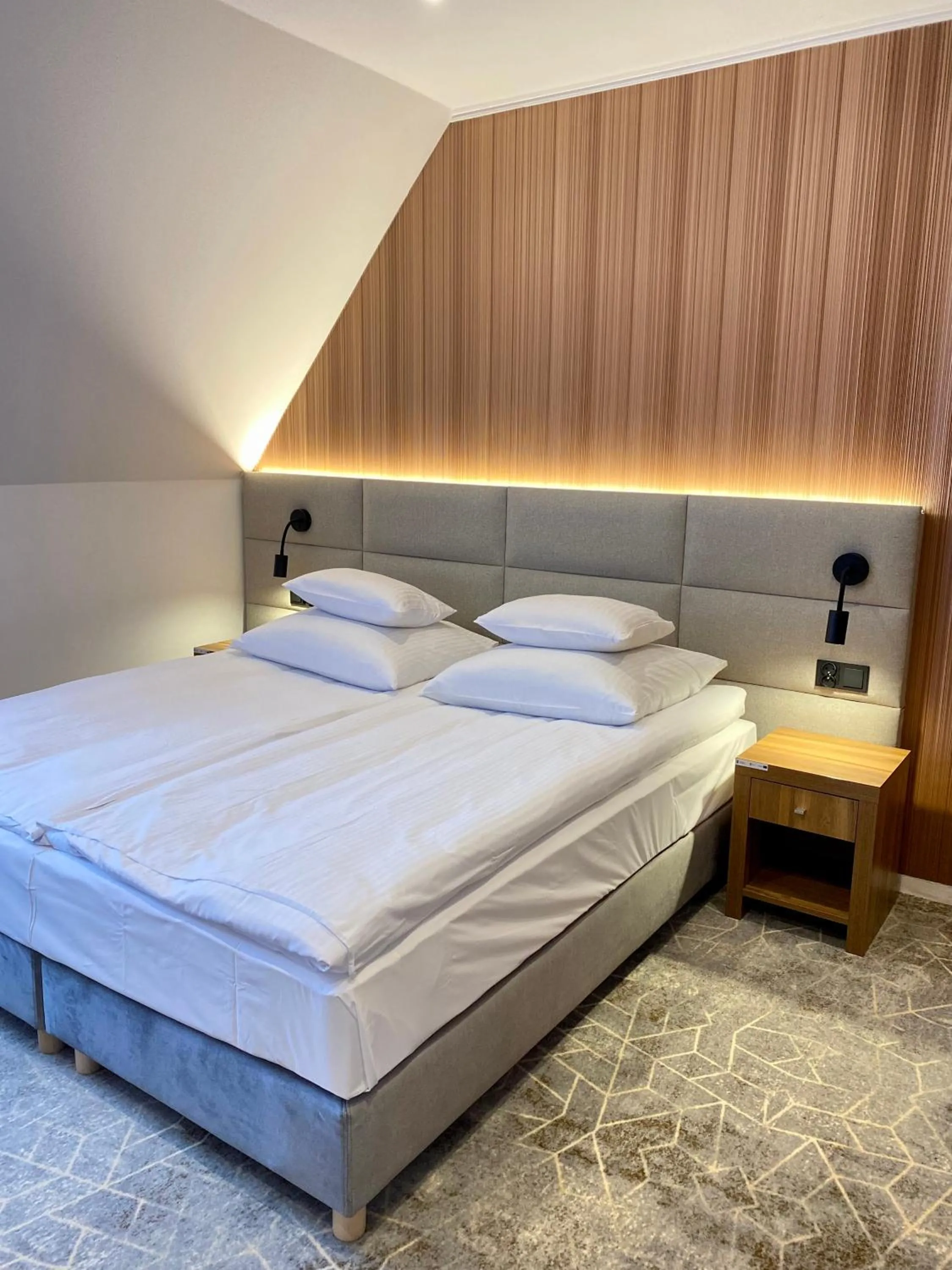 Bed in Hotel Antoni