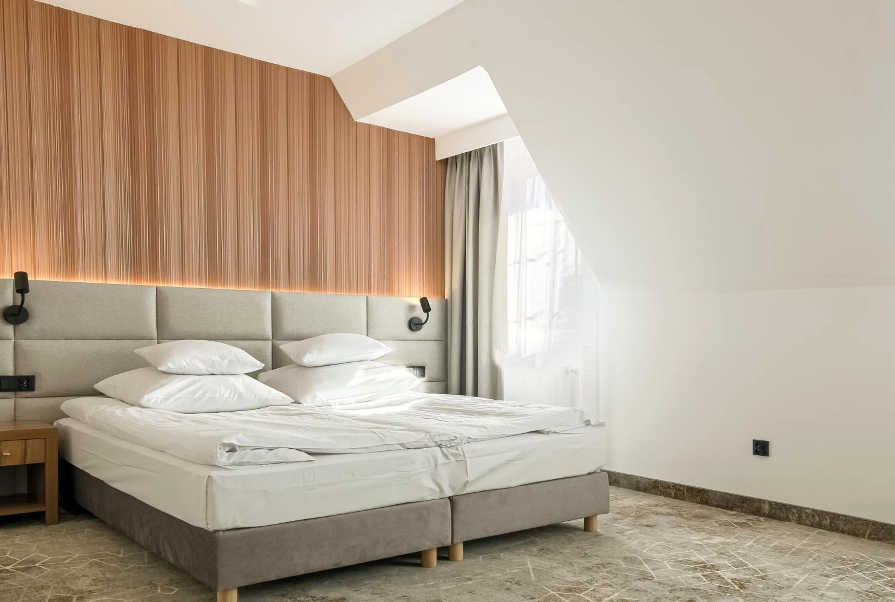 Bed in Hotel Antoni