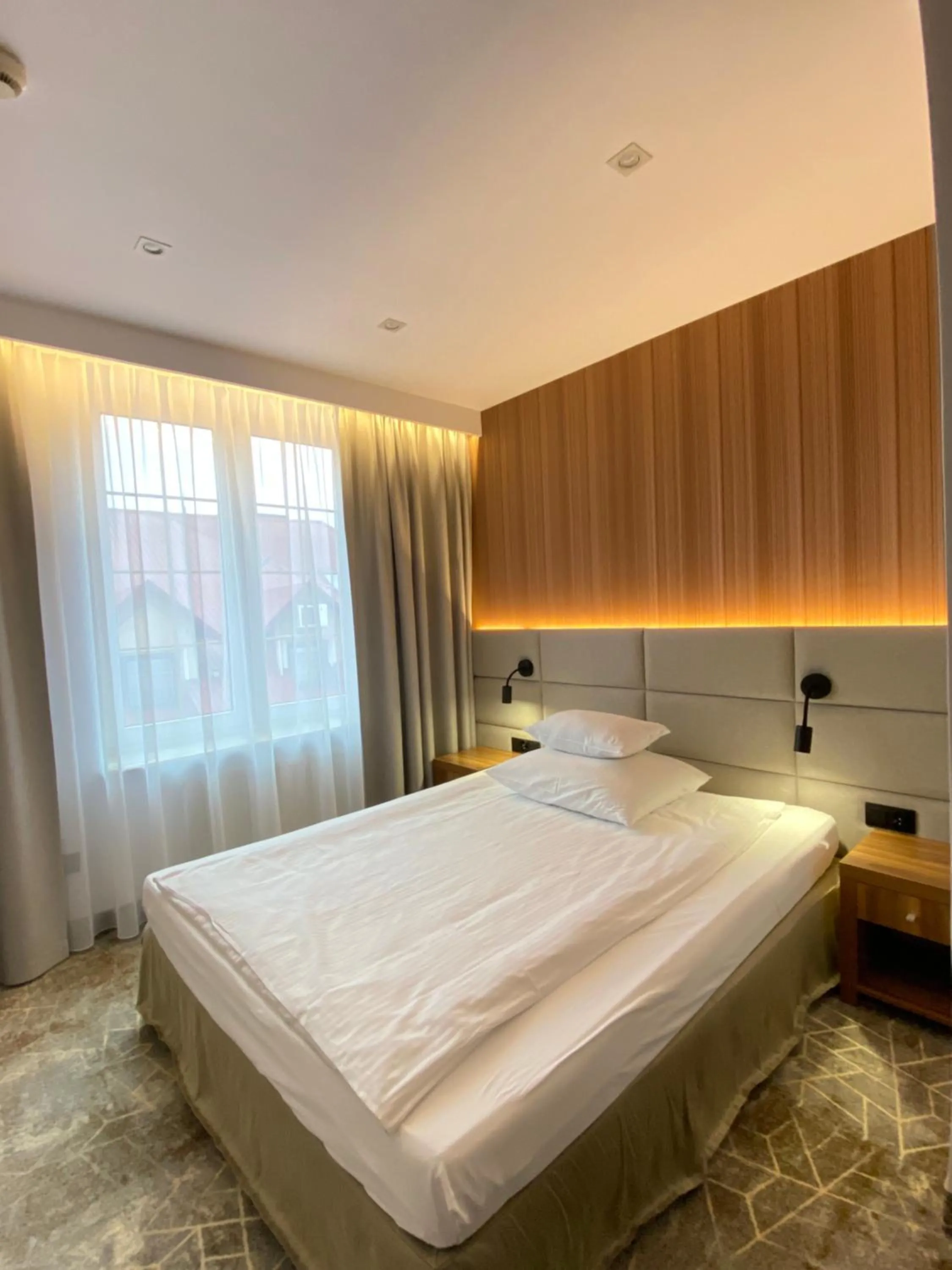 Bed in Hotel Antoni