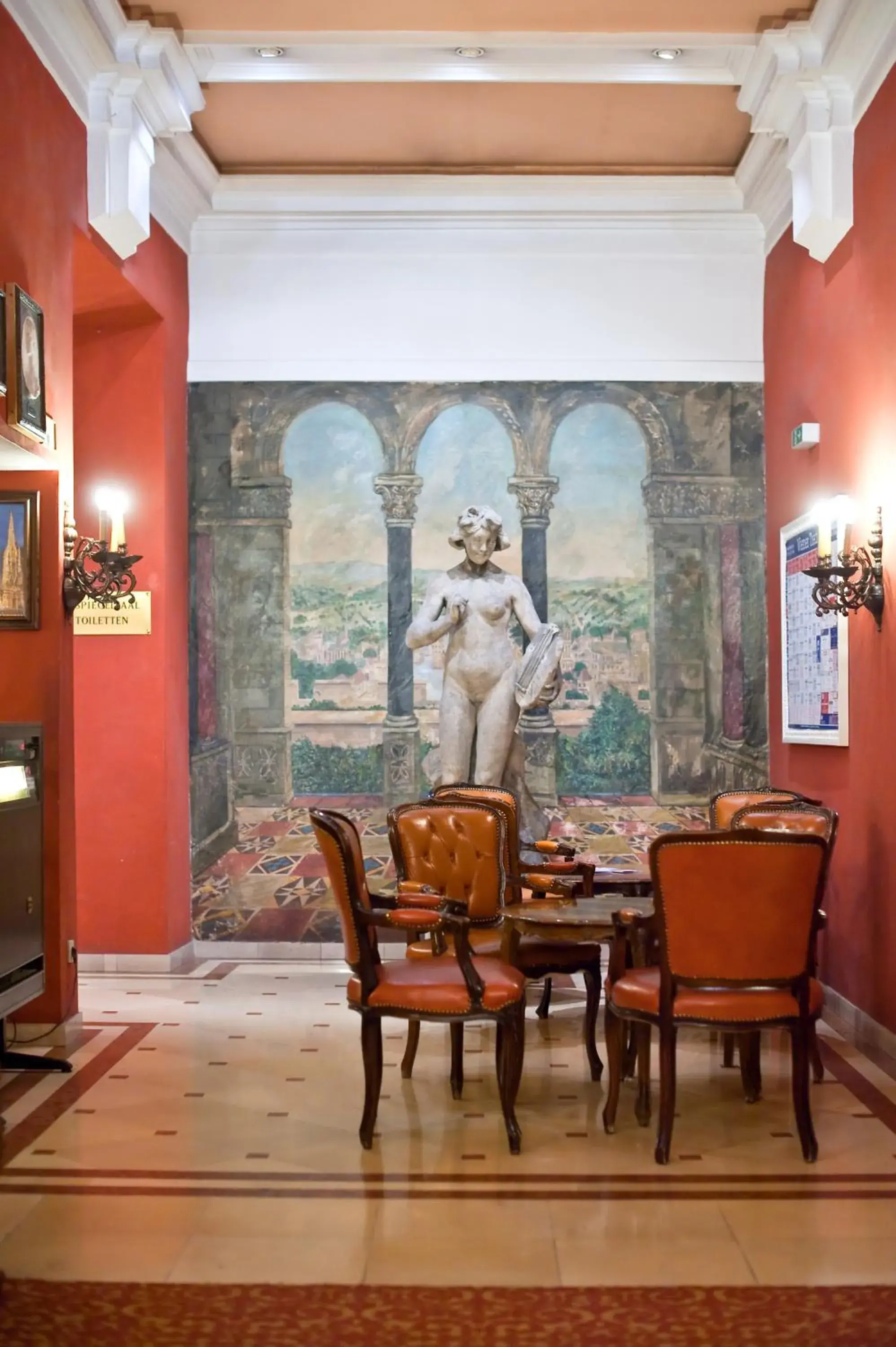 Lobby or reception in Hotel Regina Lobby or reception in Hotel Regina