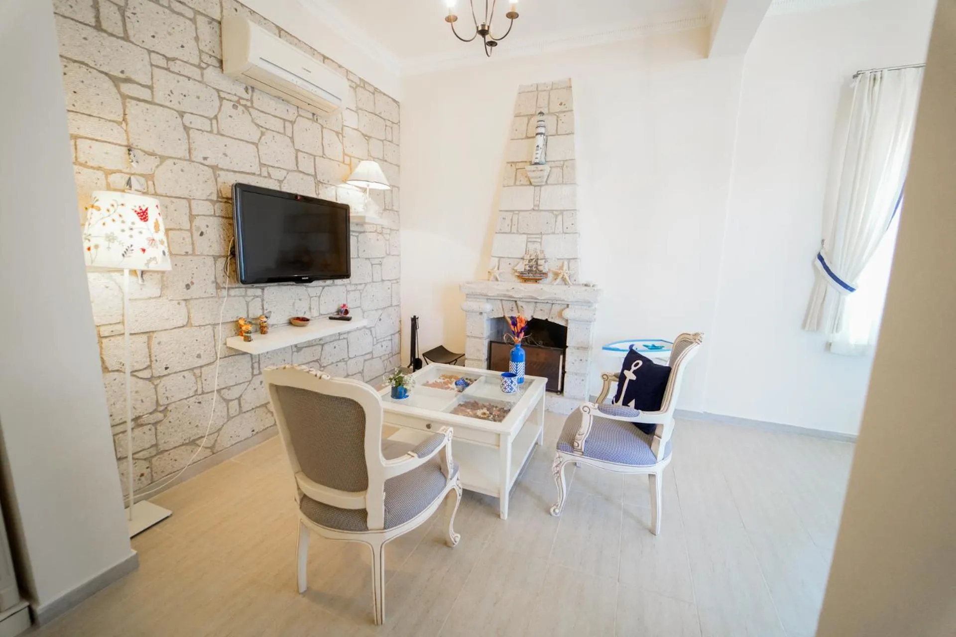 Living room in Alacati Marina Palace