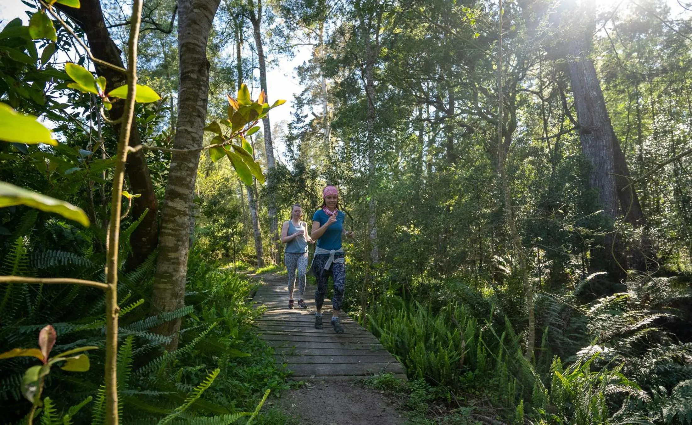 Hiking in AfriCamps at Oakhurst