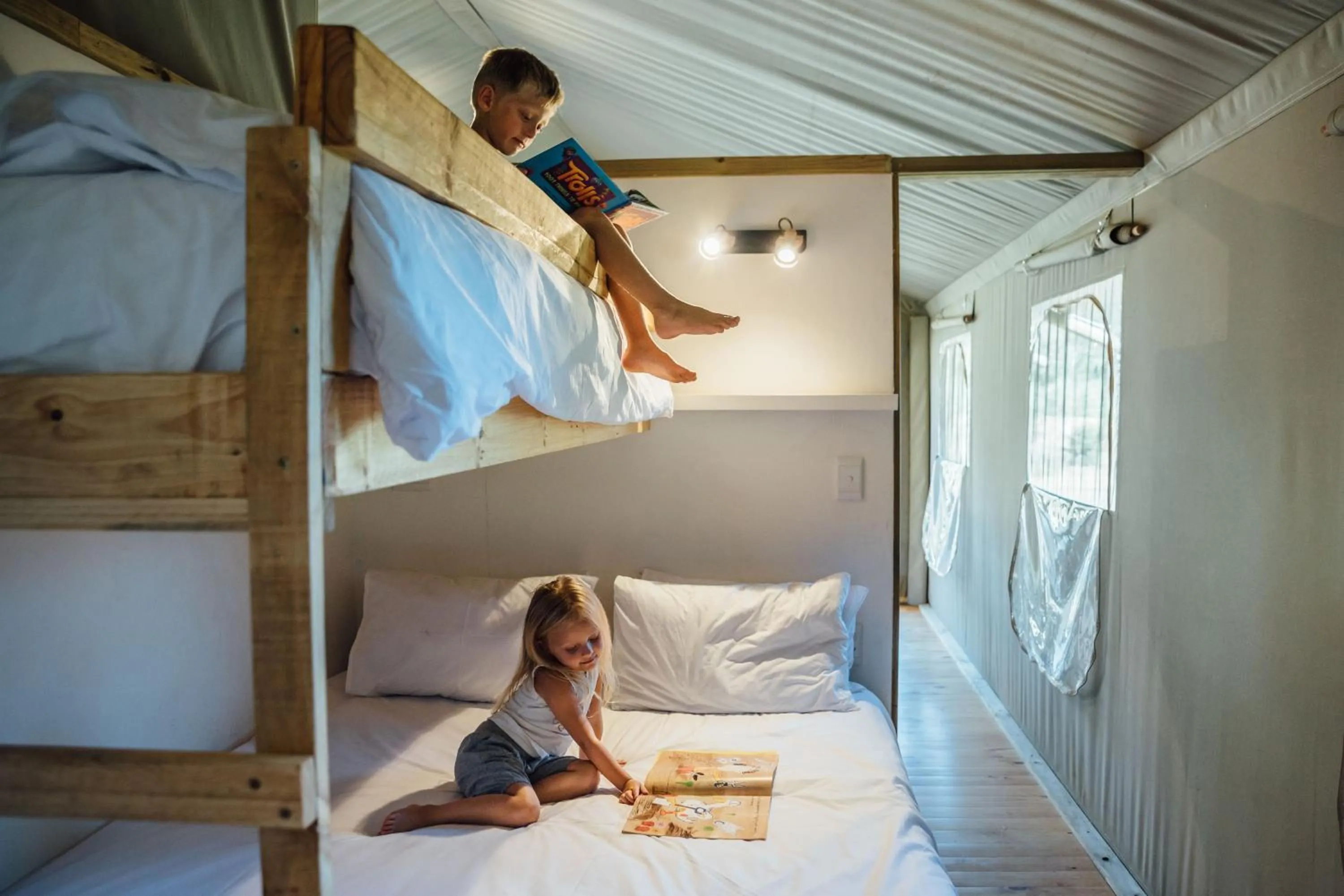 Bed in AfriCamps at Oakhurst