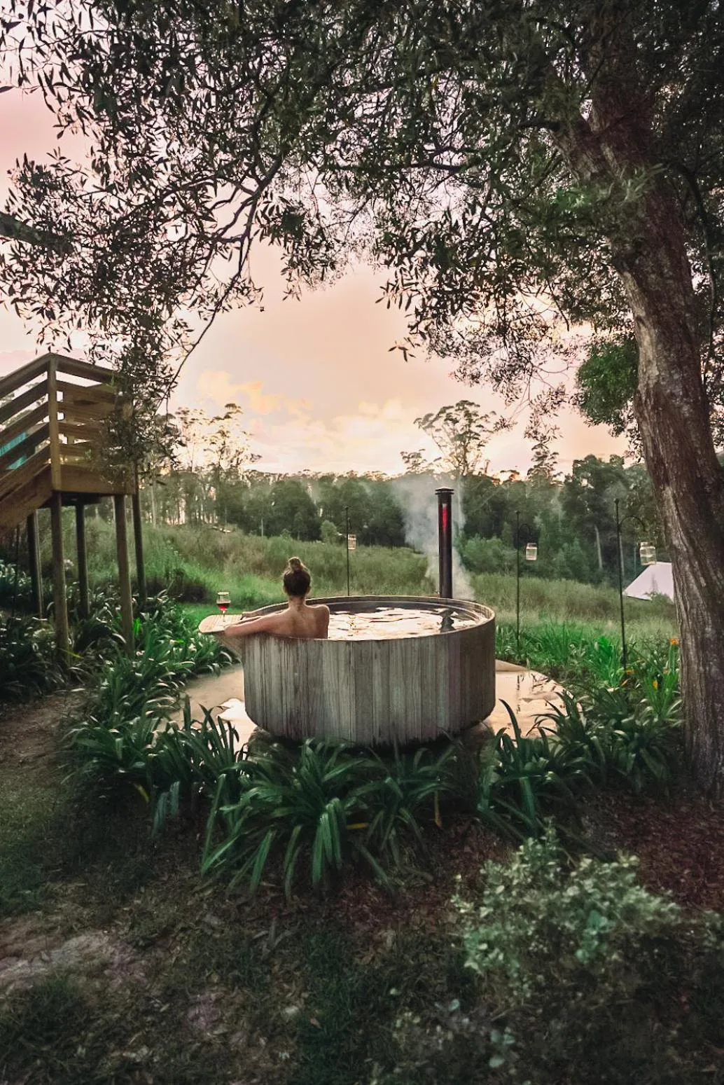 Garden in AfriCamps at Oakhurst