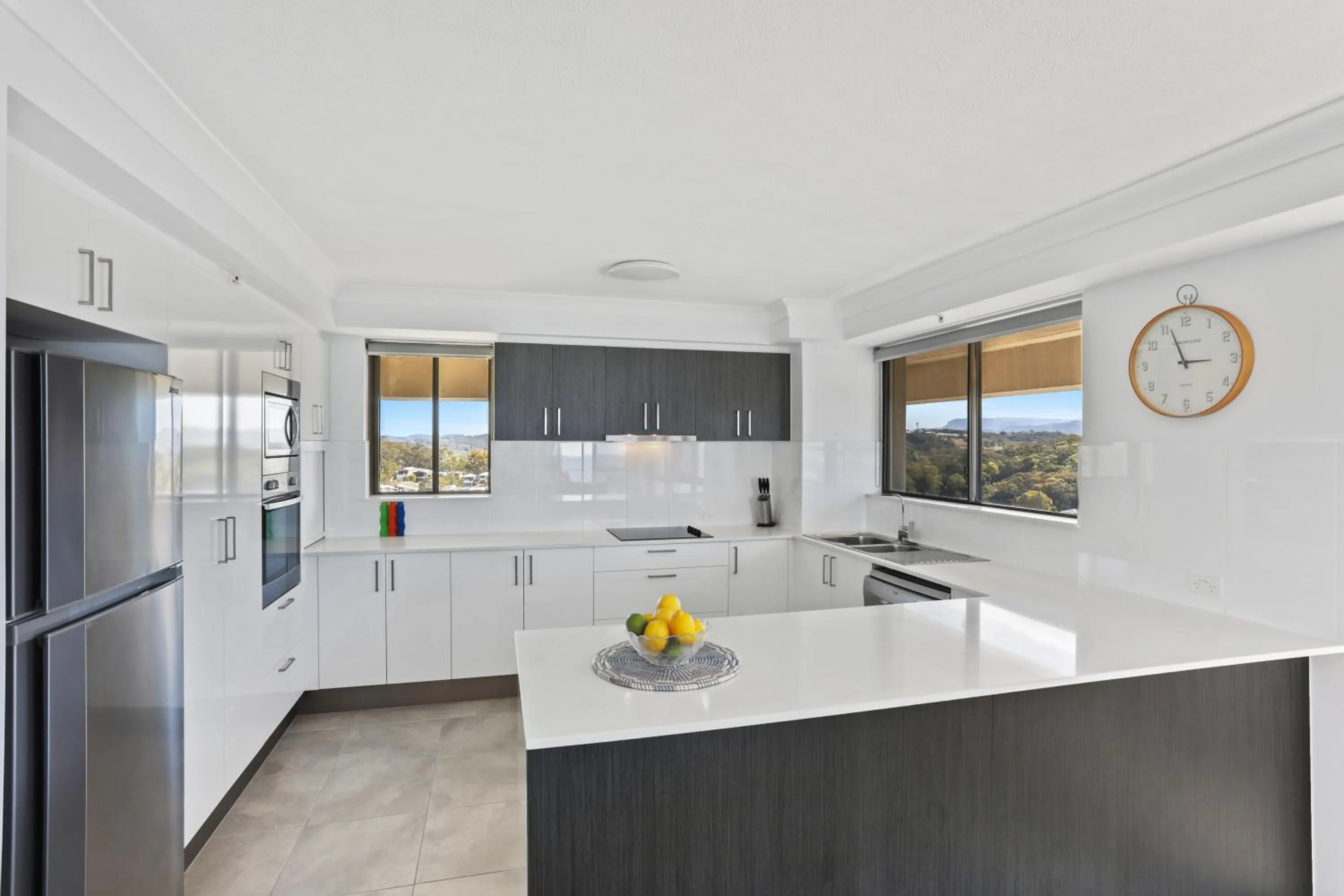 dishwasher in Gemini Court Holiday Apartments