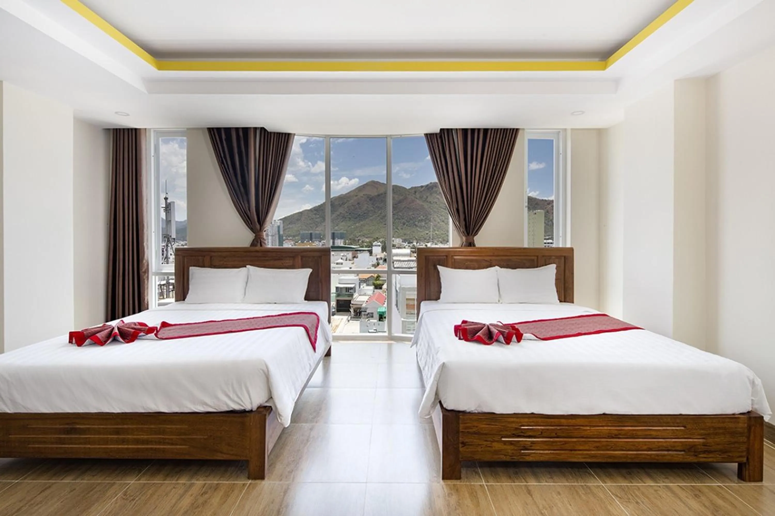 Bed in Truong Thinh Hotel