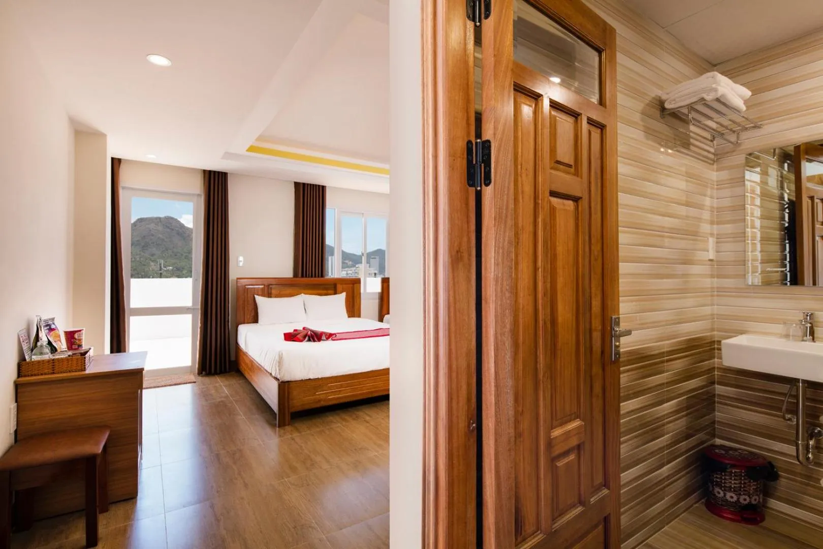 Bed in Truong Thinh Hotel