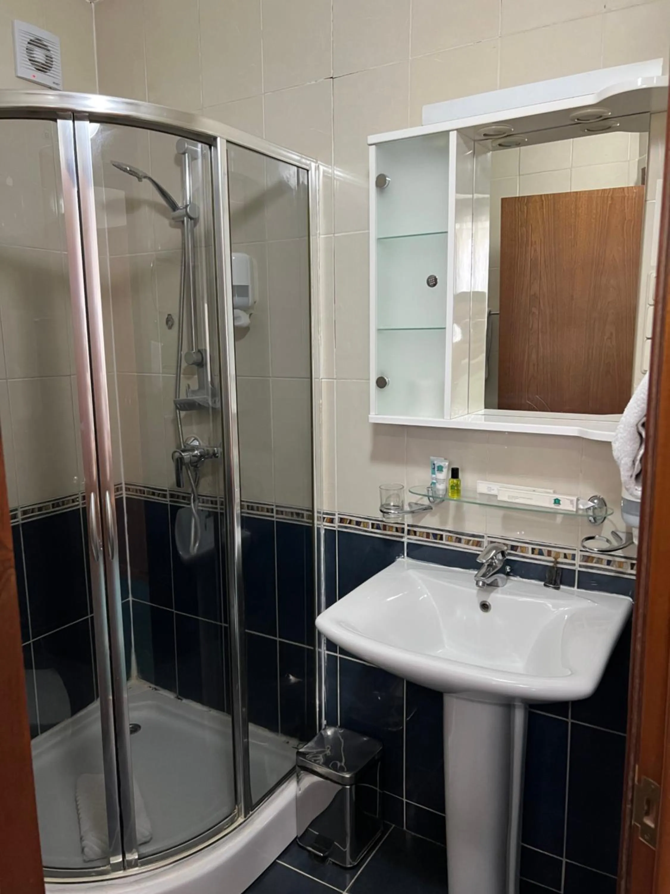 Shower in Green Hotel