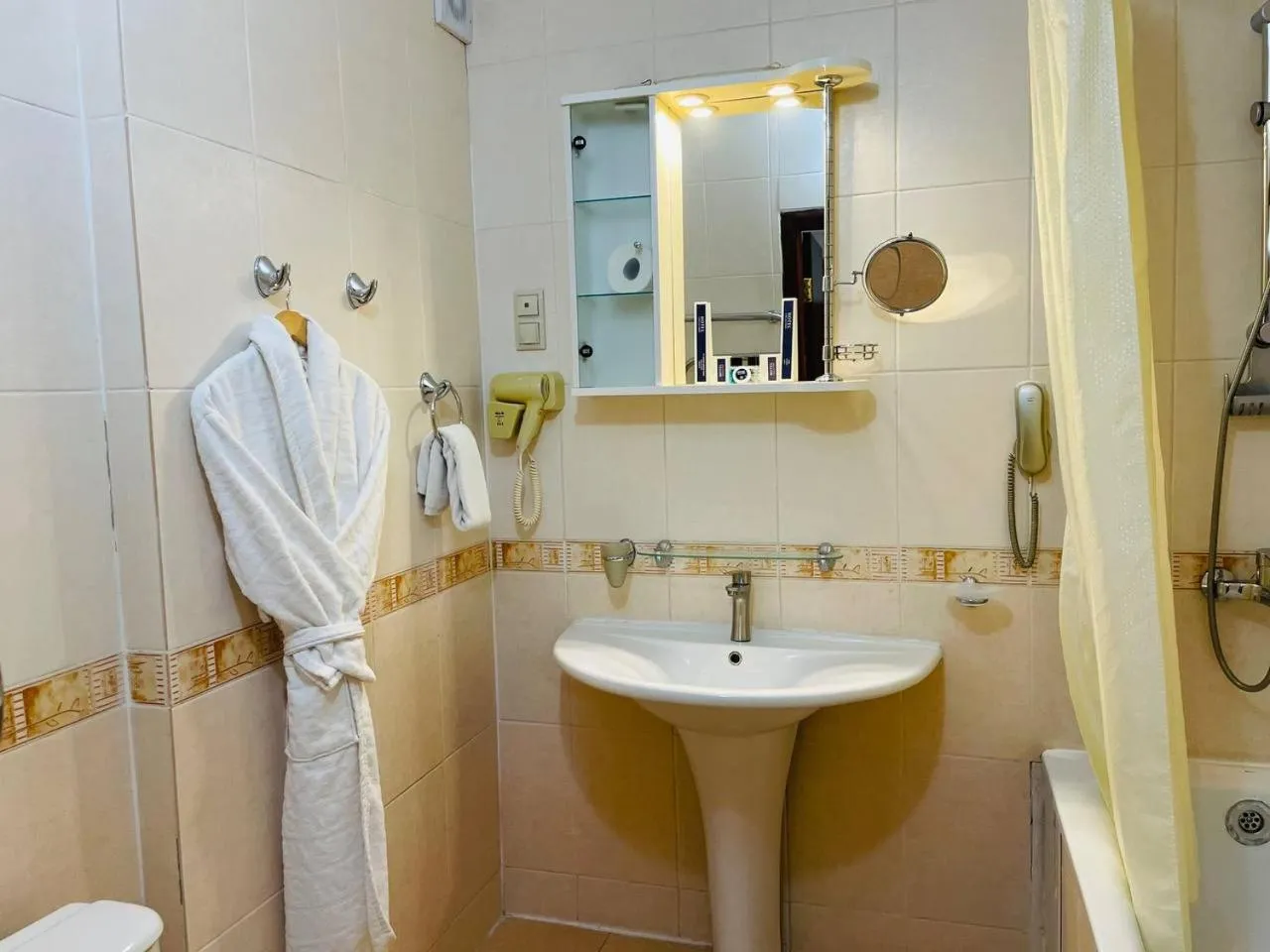 Shower in Tengri Hotel