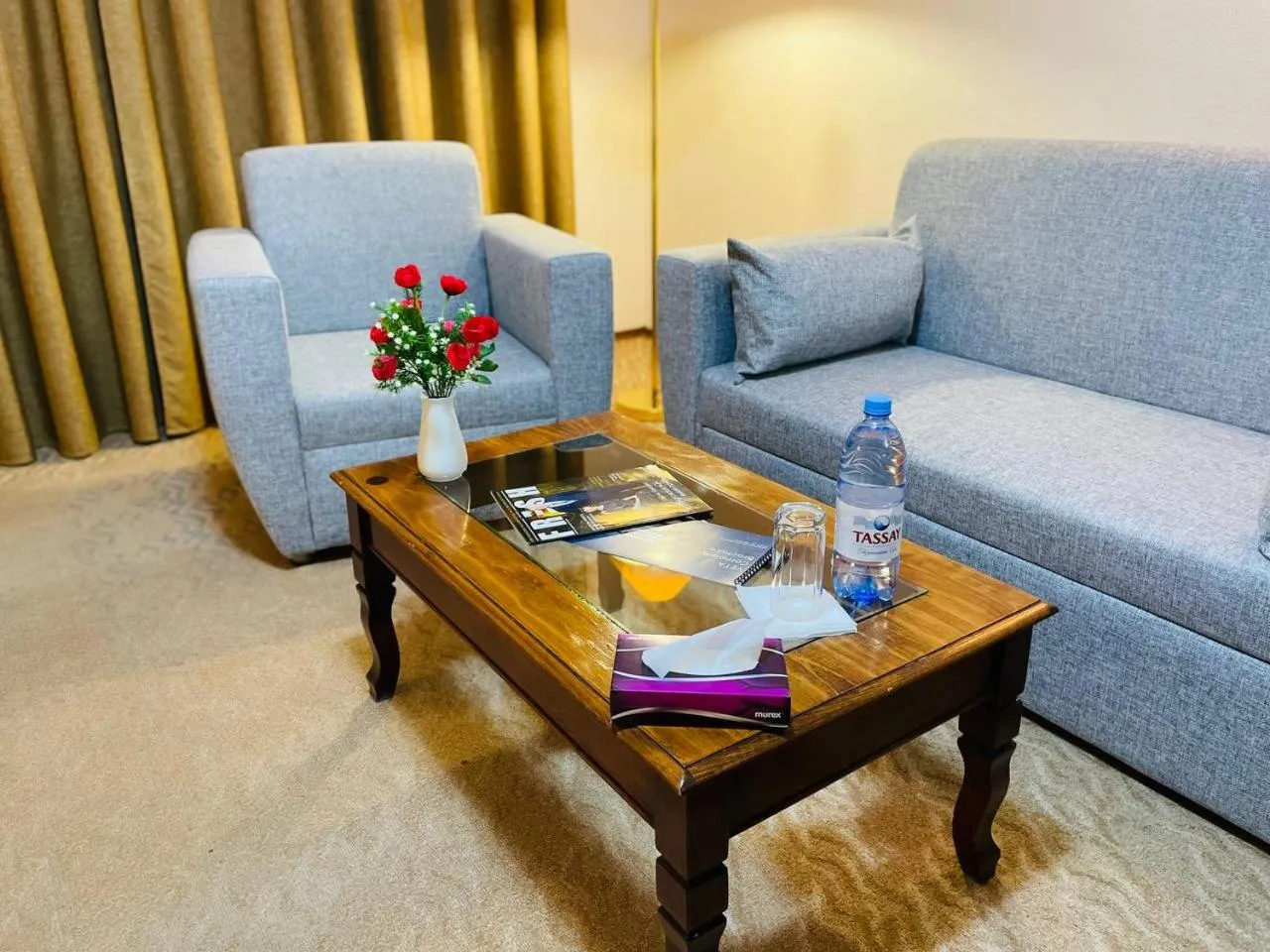 Seating area in Tengri Hotel