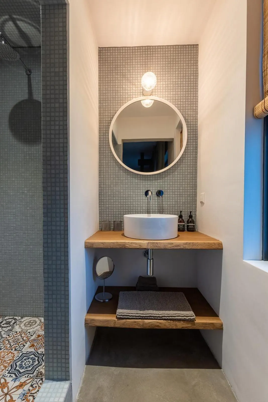 Bathroom in De oude slaght- luxe suite met buitensauna