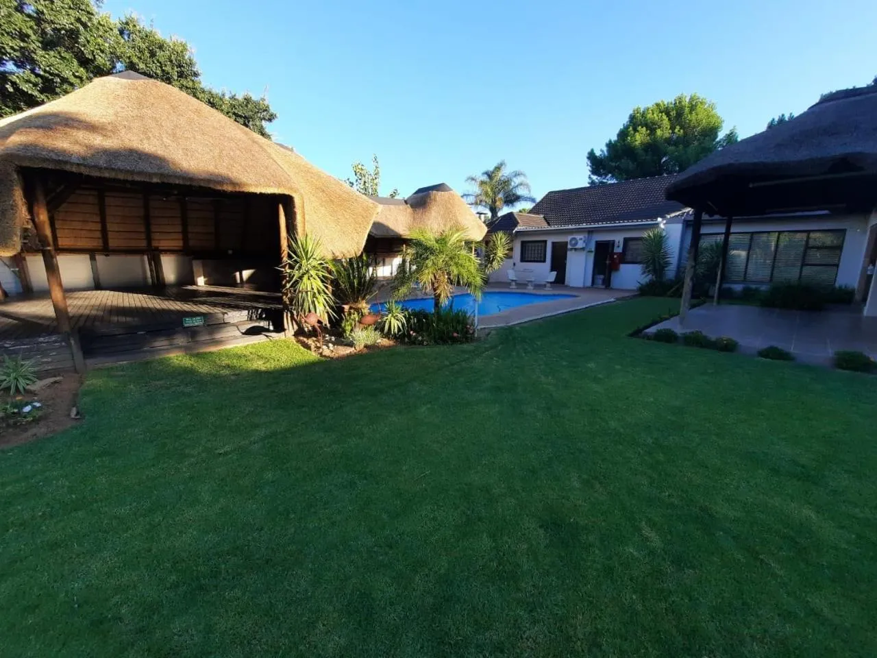 Swimming pool in Heimat Guesthouse