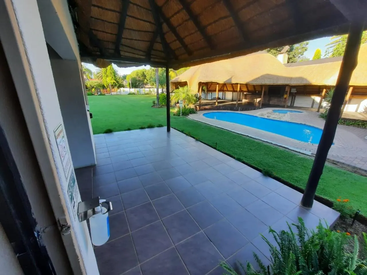 Patio in Heimat Guesthouse