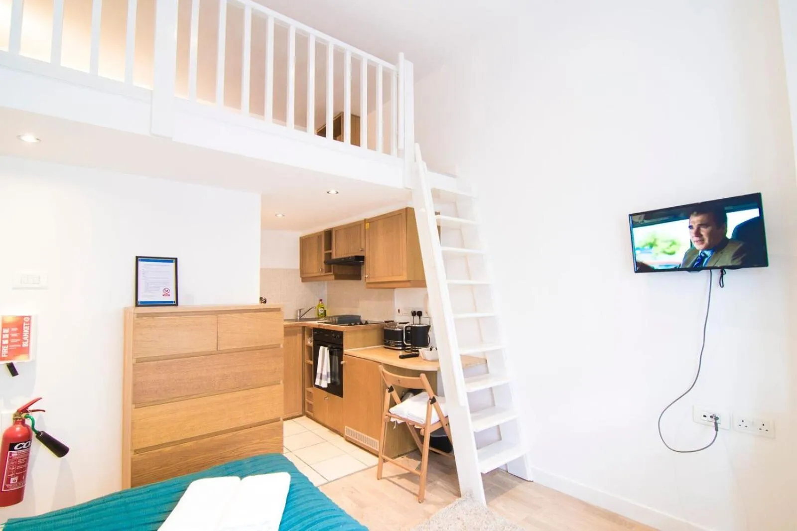 Bedroom in Fairholme Studios