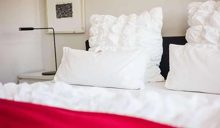 Bed in Designhotel Rosenbohm