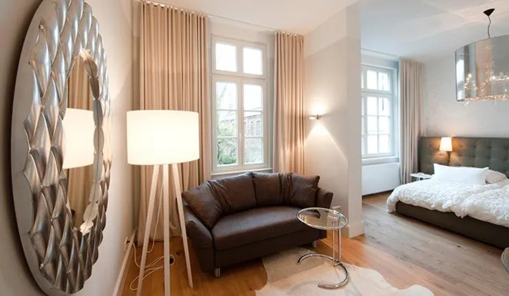 Bed in Designhotel Rosenbohm