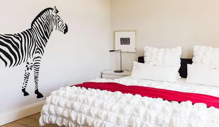 Bed in Designhotel Rosenbohm