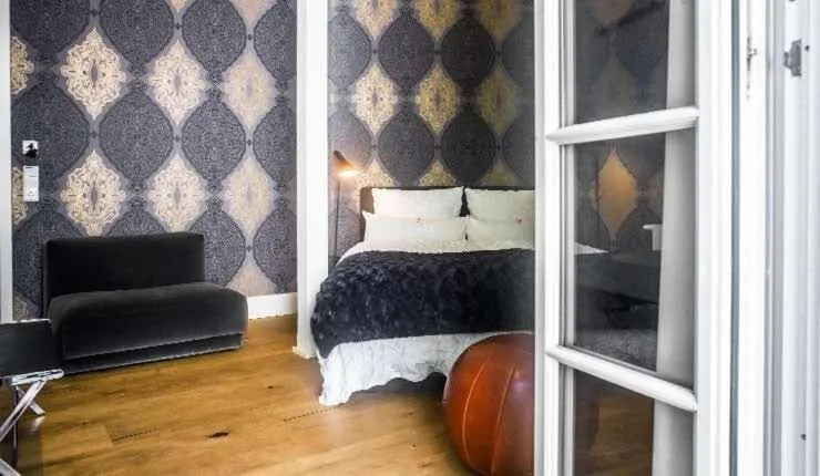 Bed in Designhotel Rosenbohm