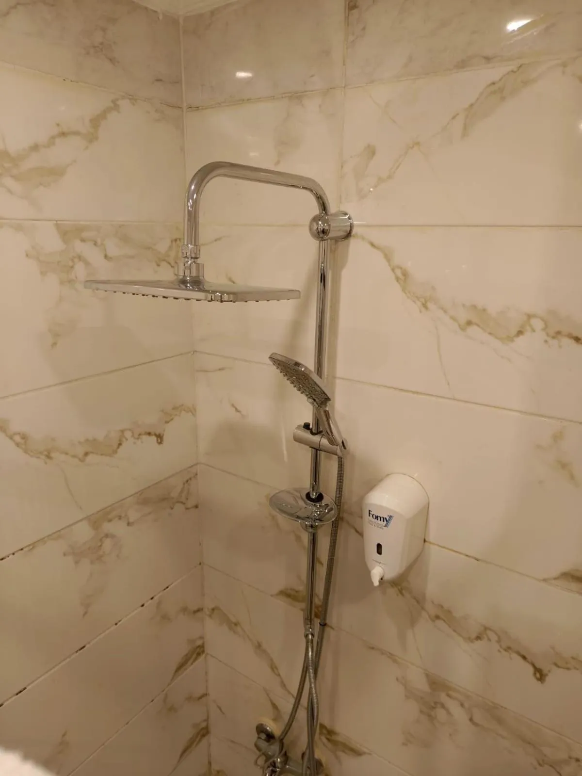 Shower in Royal Garden Suite and Hotel