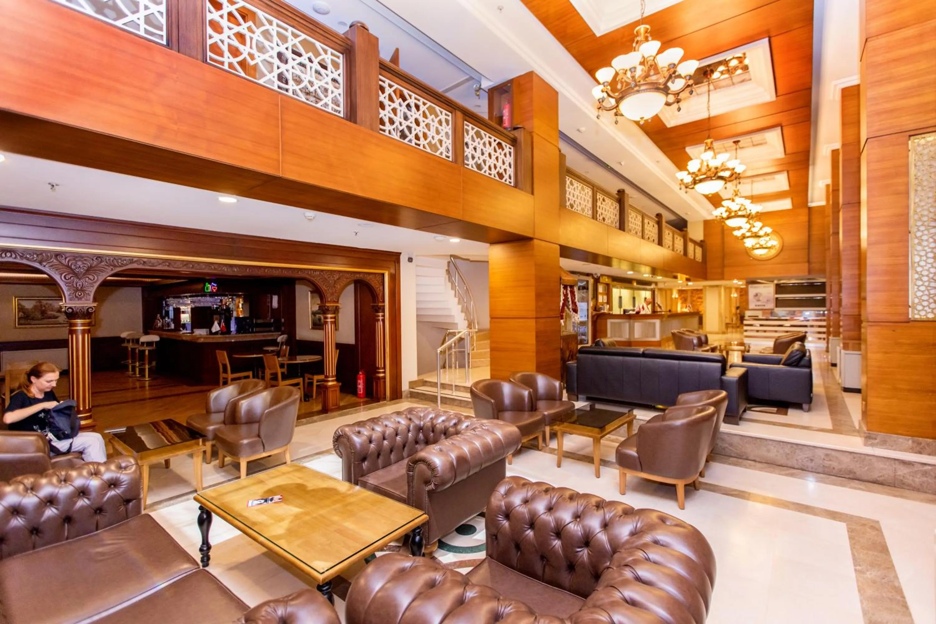 Lobby or reception in Baron Hotel & Spa