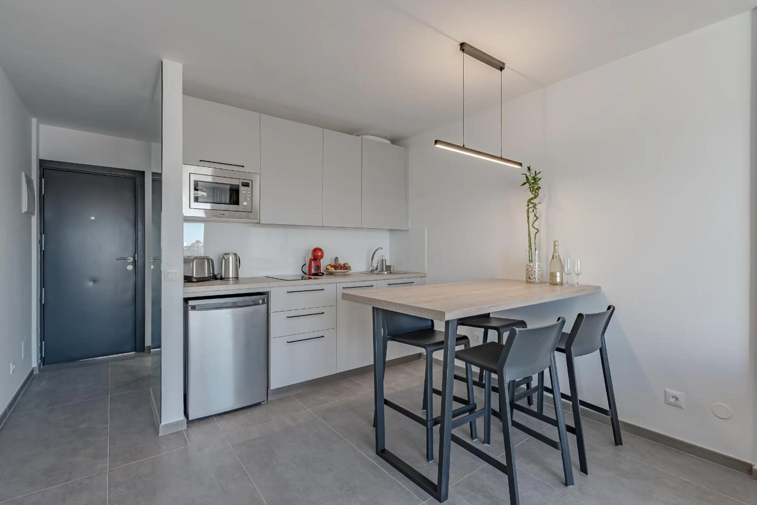 Kitchen or kitchenette in Costa Adeje Garden Aparthotel