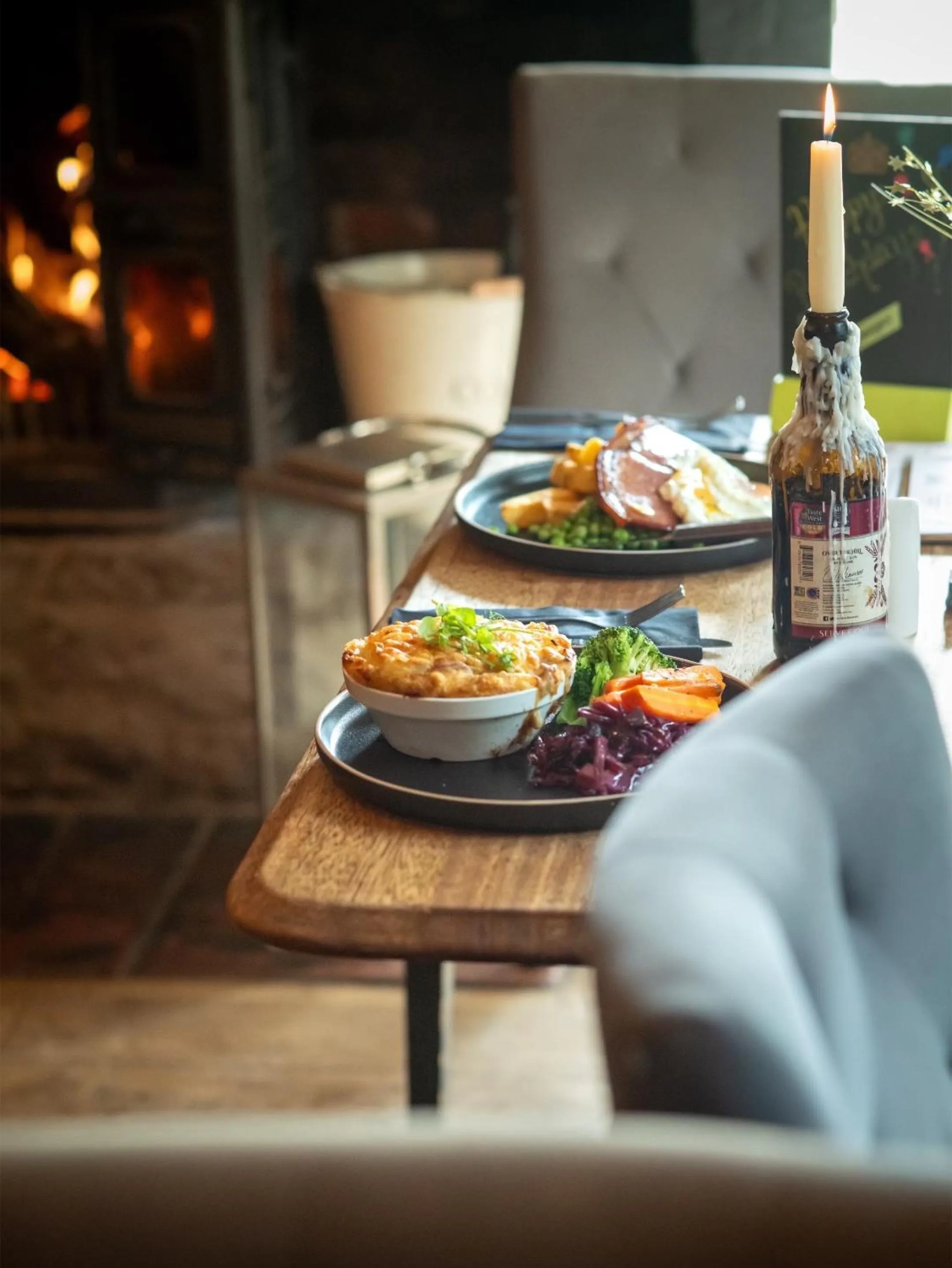 Food and drinks in The Farmers Boy Inn Guest House