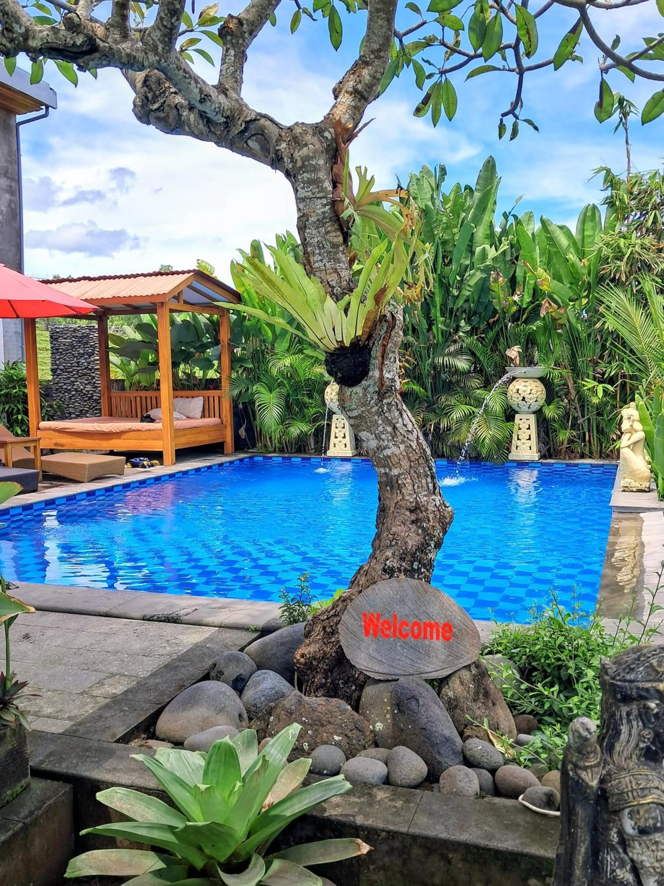 Swimming pool in West Break Bali - Medewi