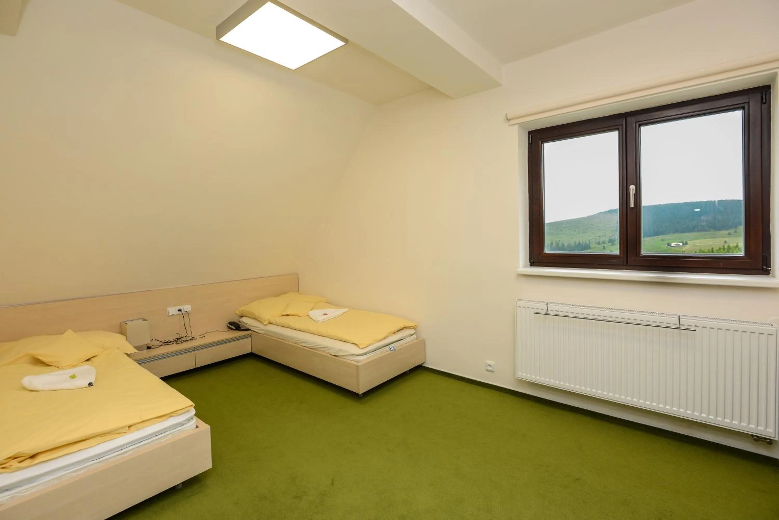 Bedroom, Bed in Horský Hotel Friesovy Boudy