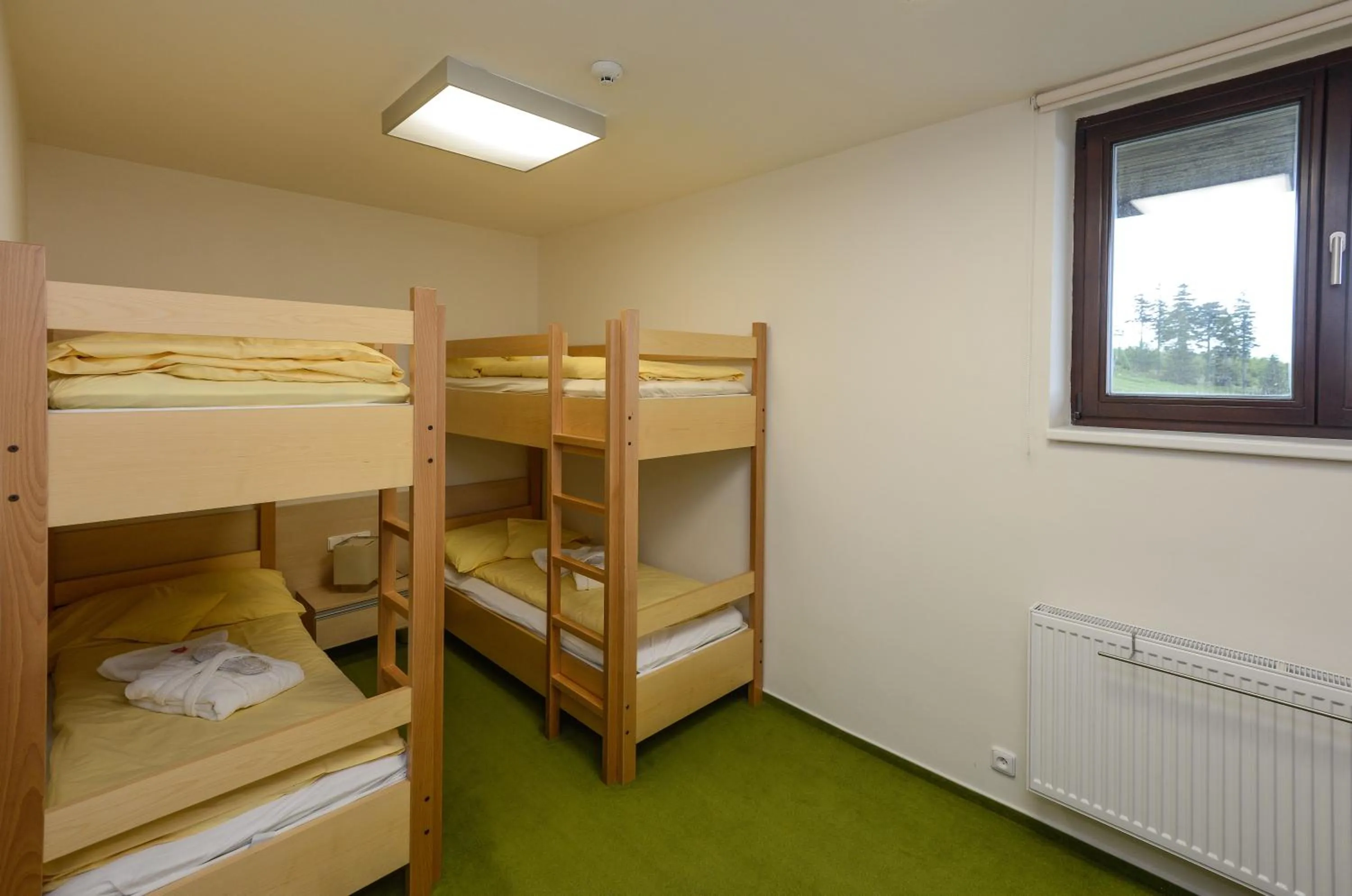 Bedroom, Bed in Horský Hotel Friesovy Boudy