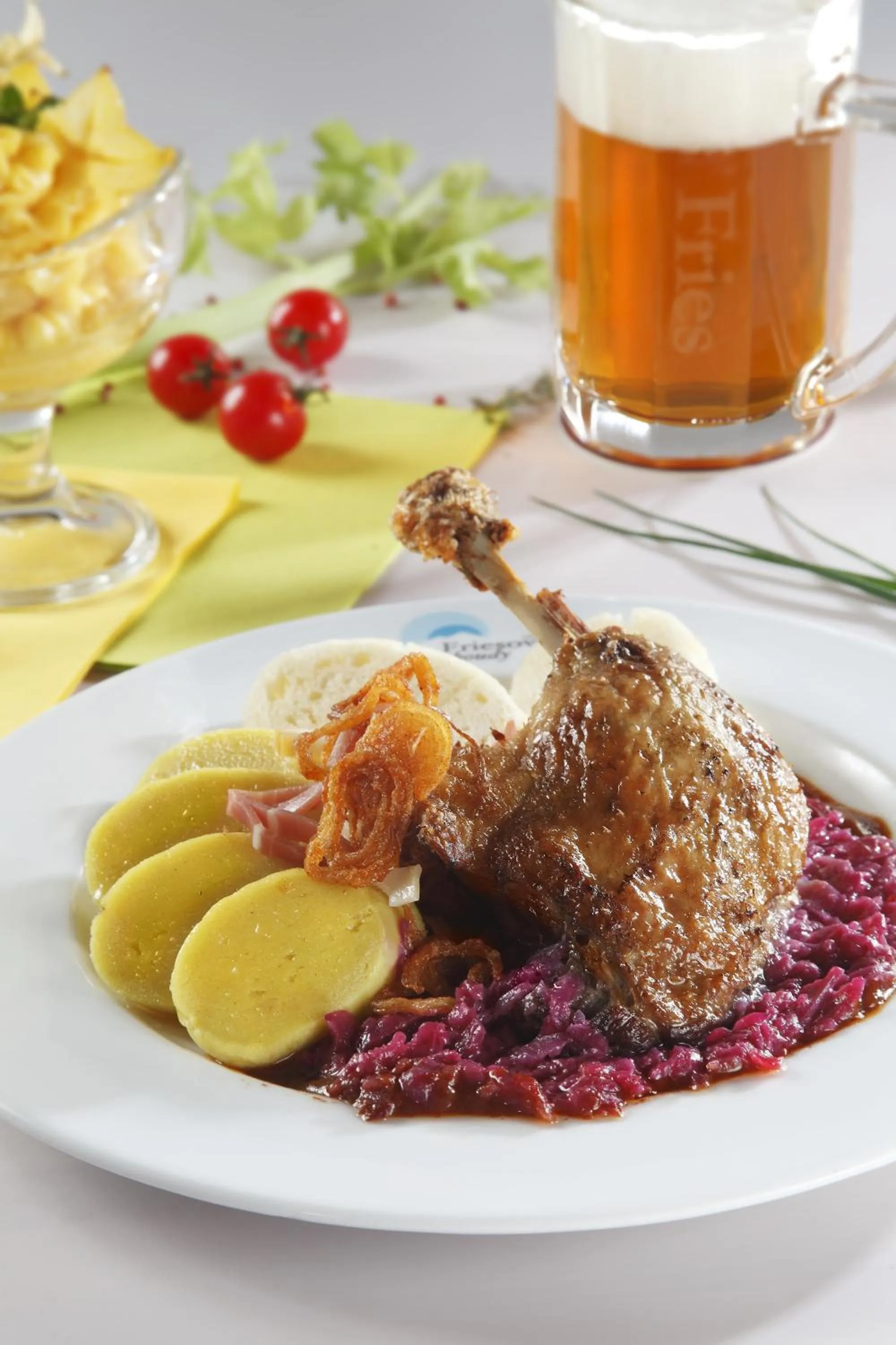 Food close-up in Horský Hotel Friesovy Boudy