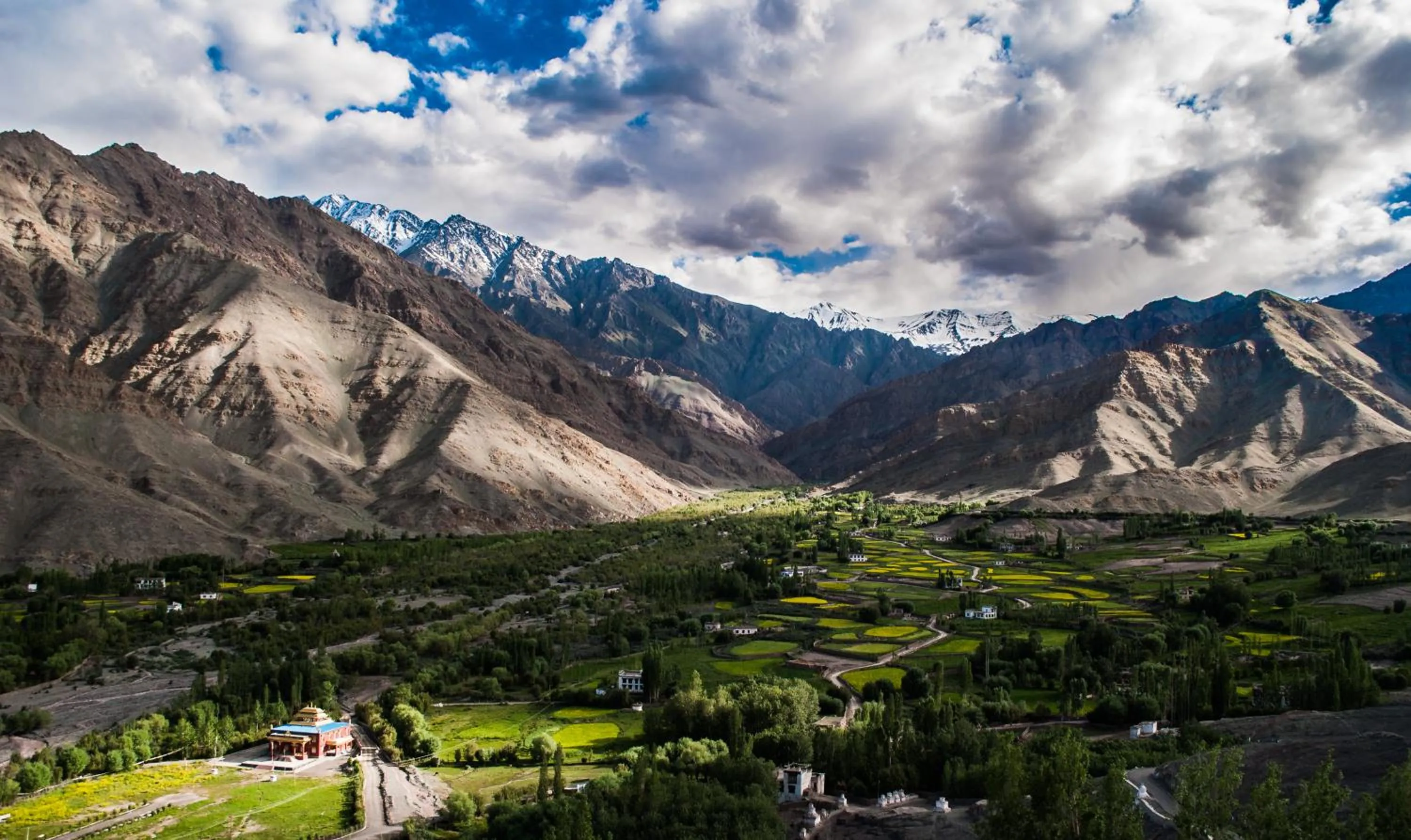 Mountain view in The Nature Residency - A Riverside Resort in Leh
