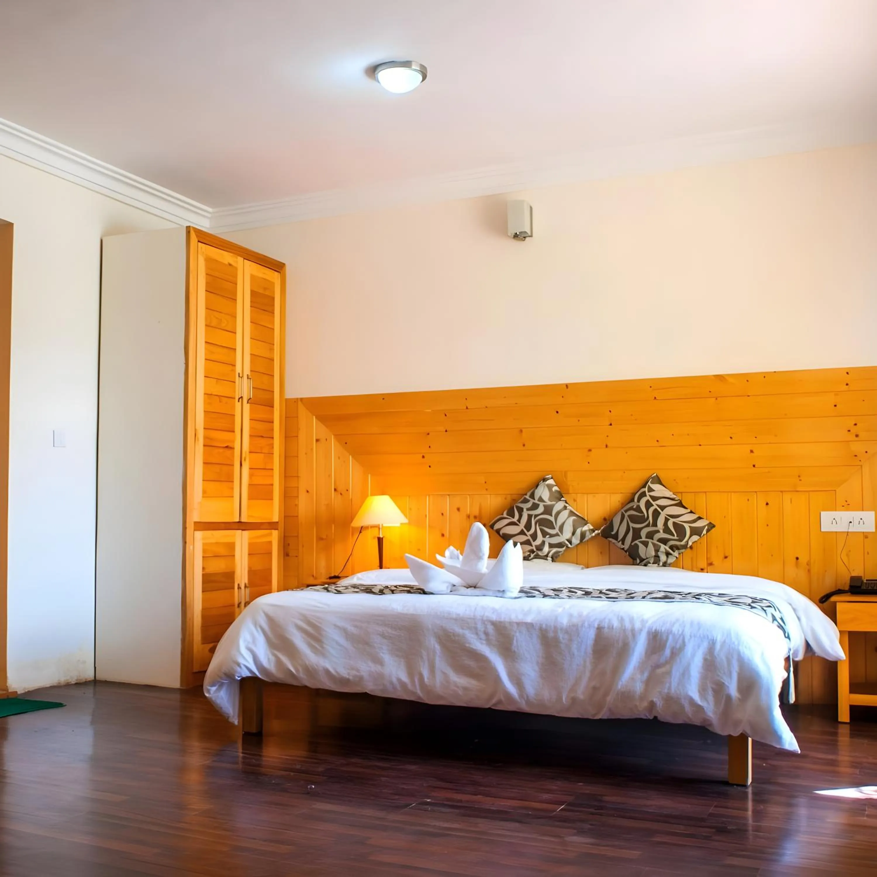 Bedroom, Bed in The Nature Residency - A Riverside Resort in Leh