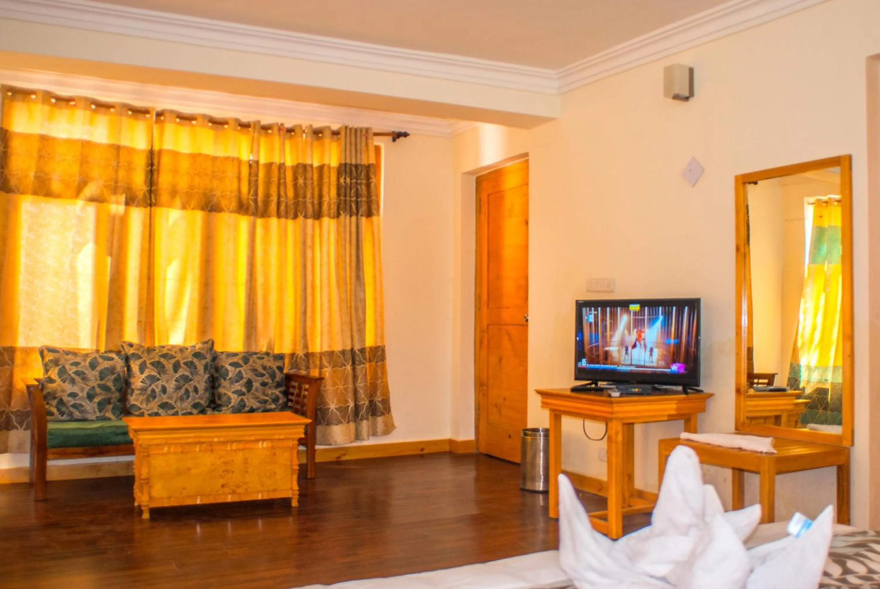 Living room in The Nature Residency - A Riverside Resort in Leh