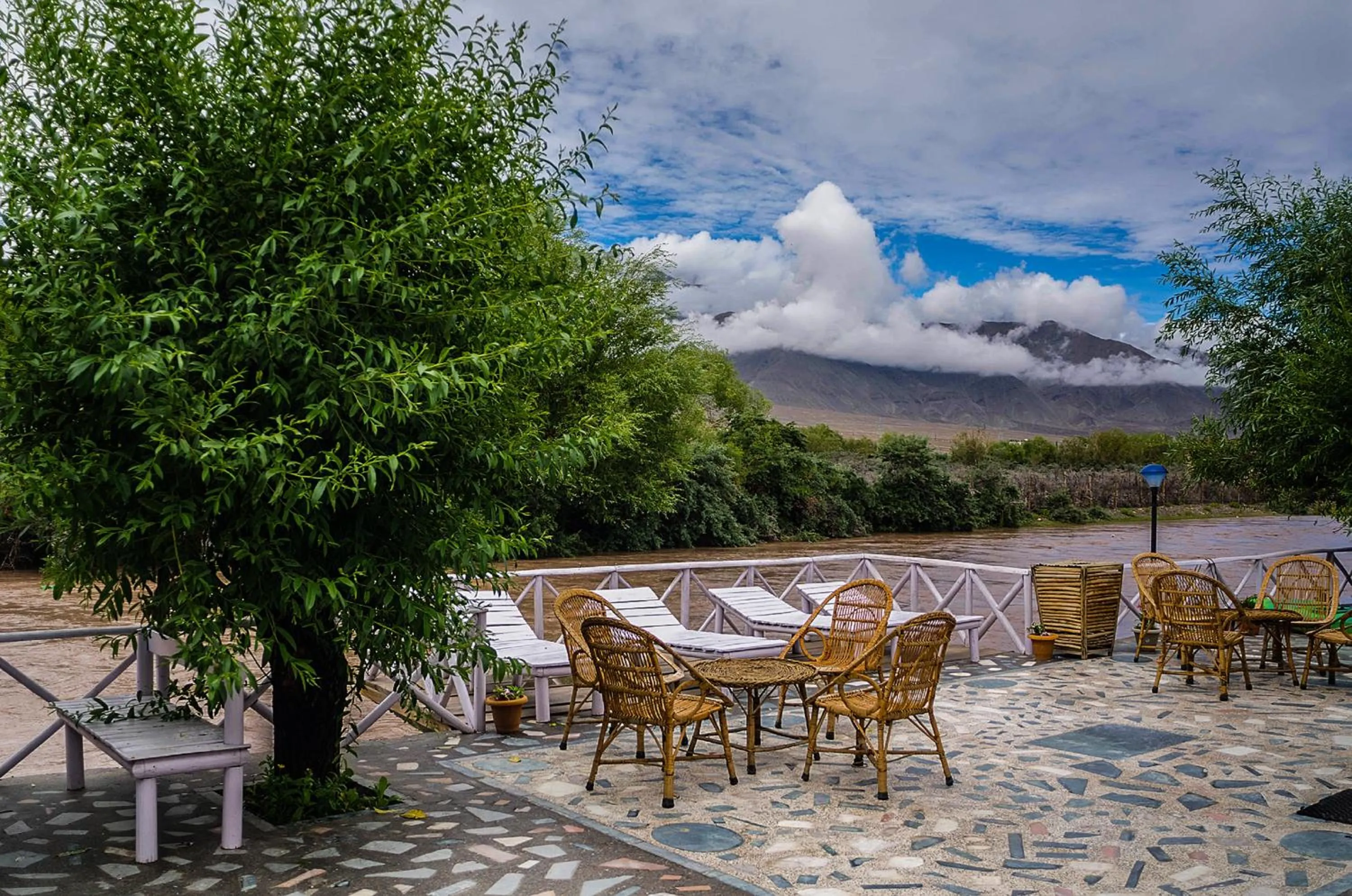 Garden in The Nature Residency - A Riverside Resort in Leh