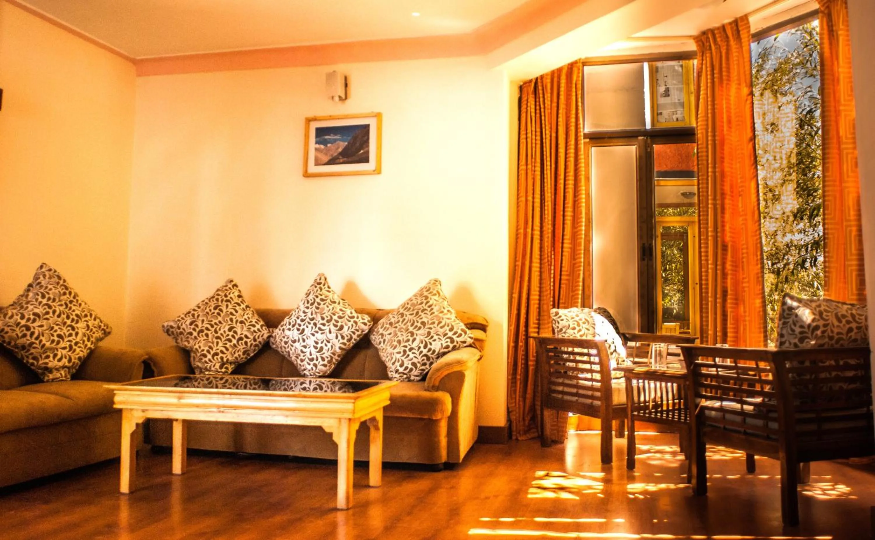 Living room in The Nature Residency - A Riverside Resort in Leh