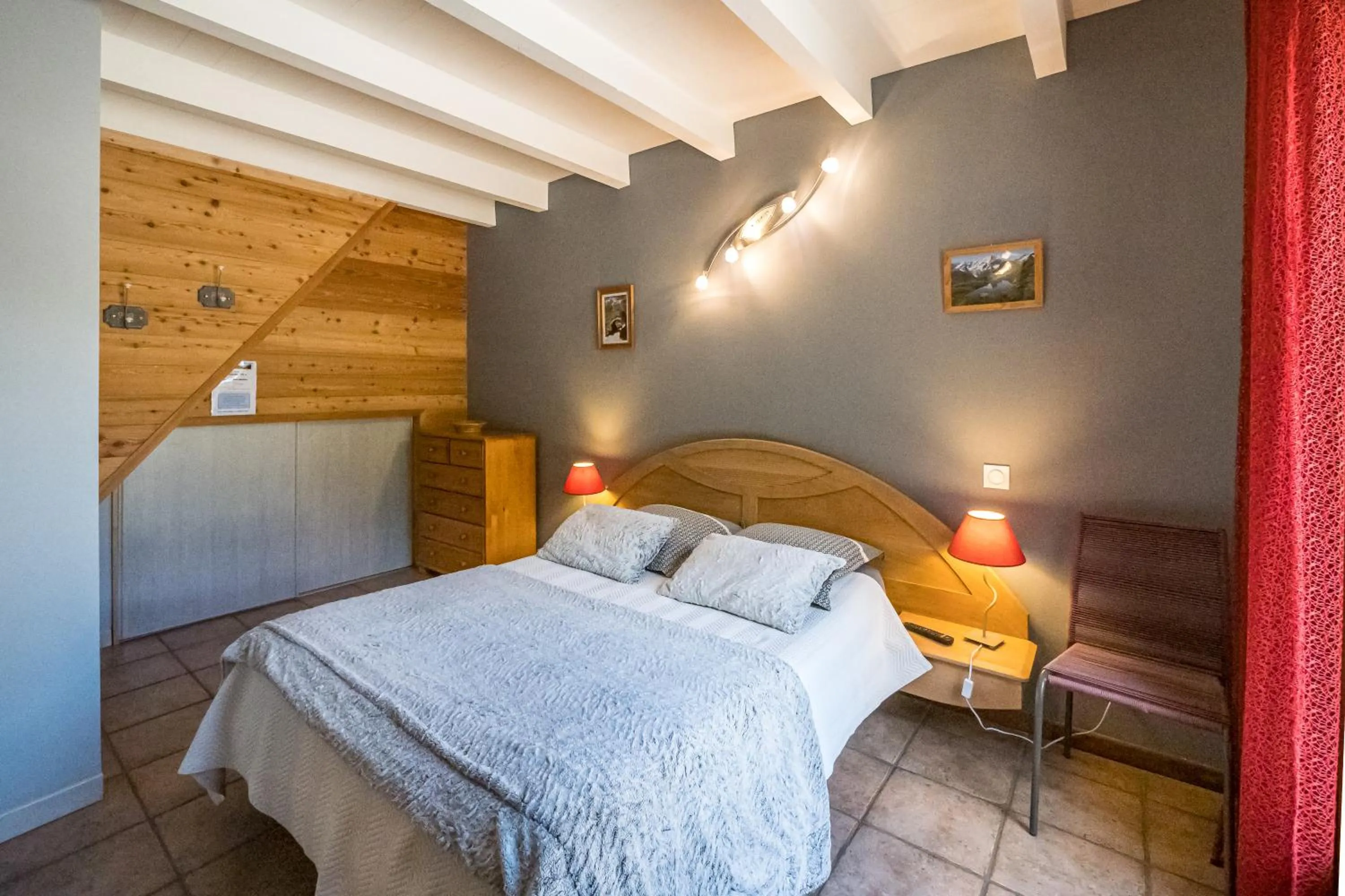 Bed in Chambres d'hotes Les Clarines