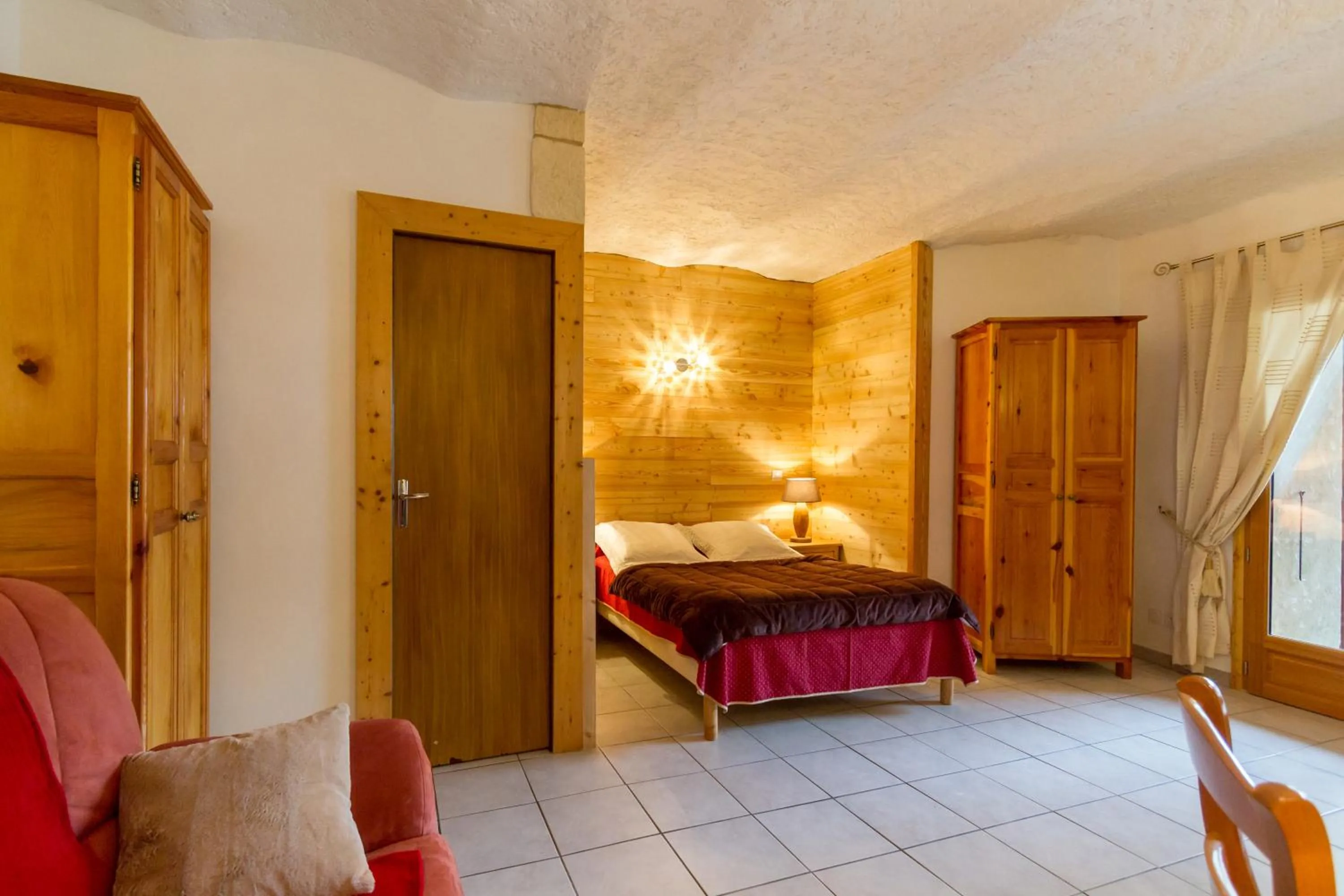 Bed in Chambres d'hotes Les Clarines