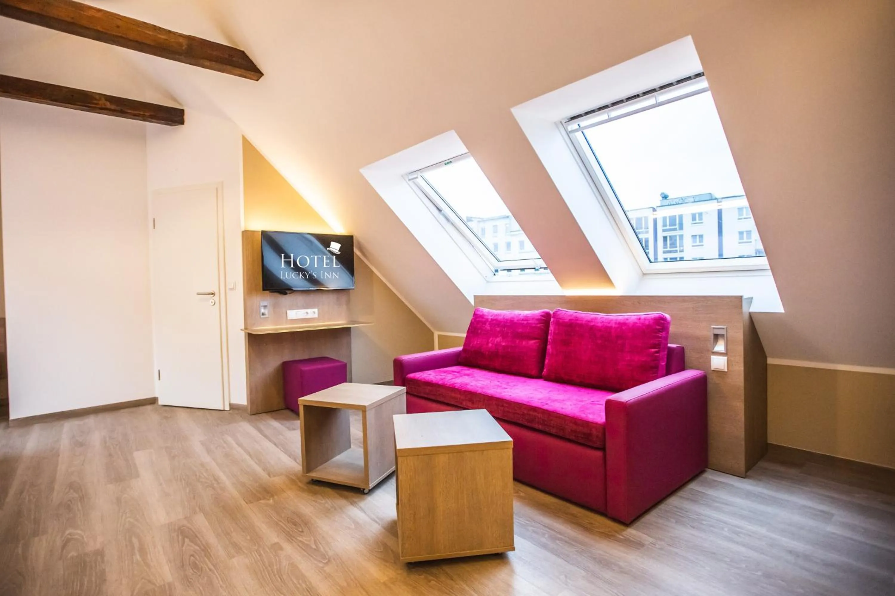 Decorative detail in Hotel Luckys Inn